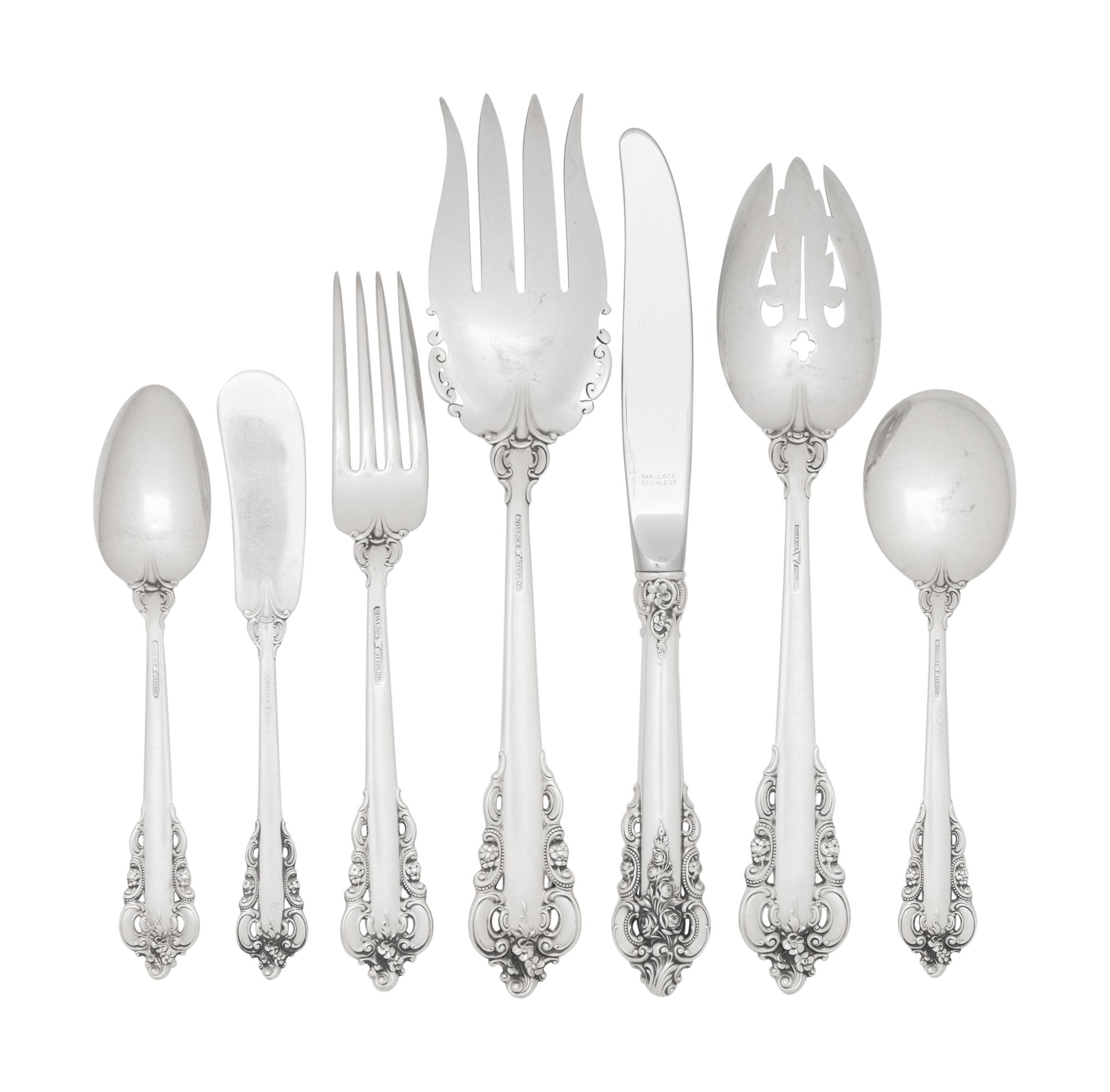 An American Silver Flatware Service