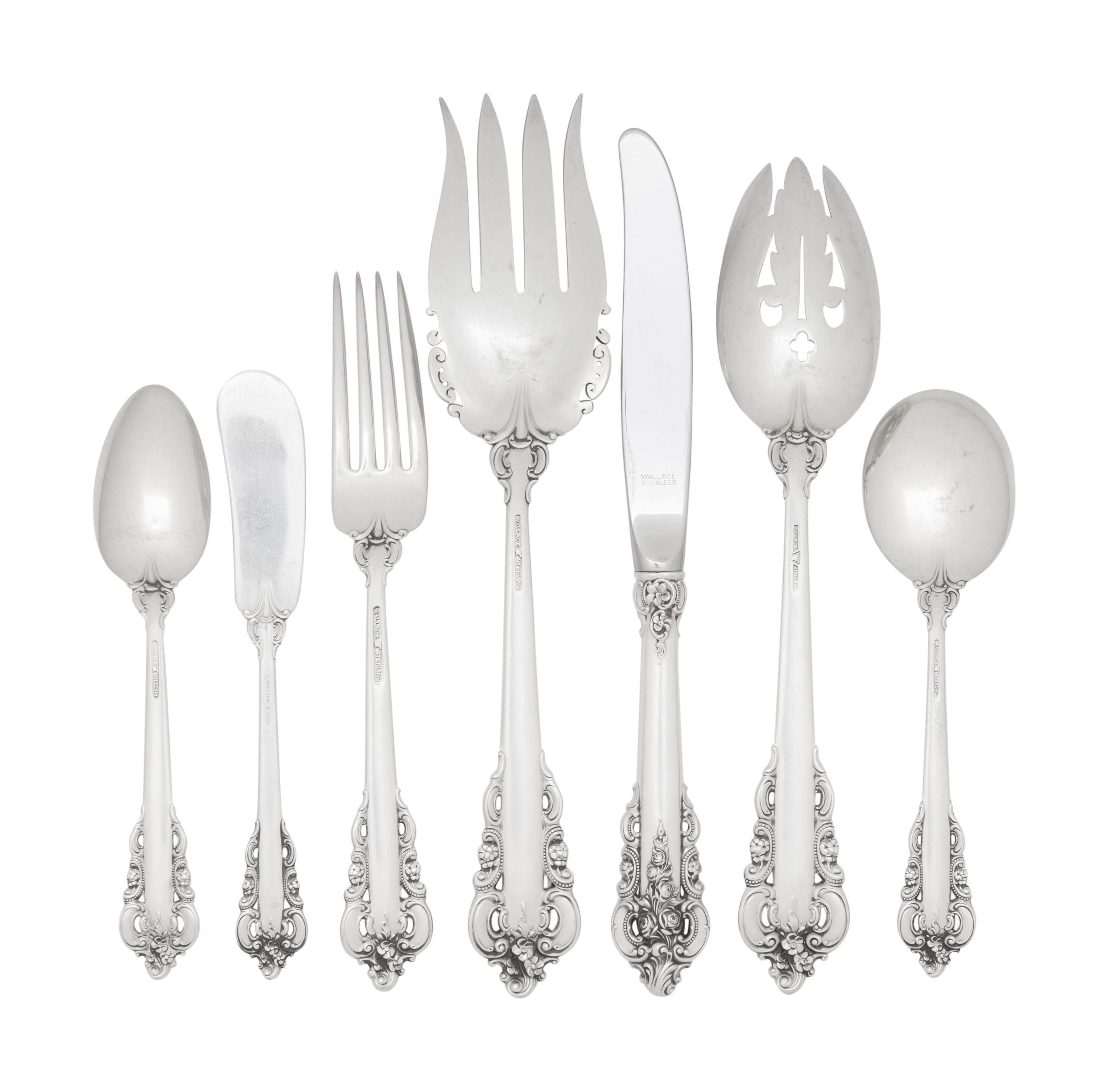 An American Silver Flatware Service
