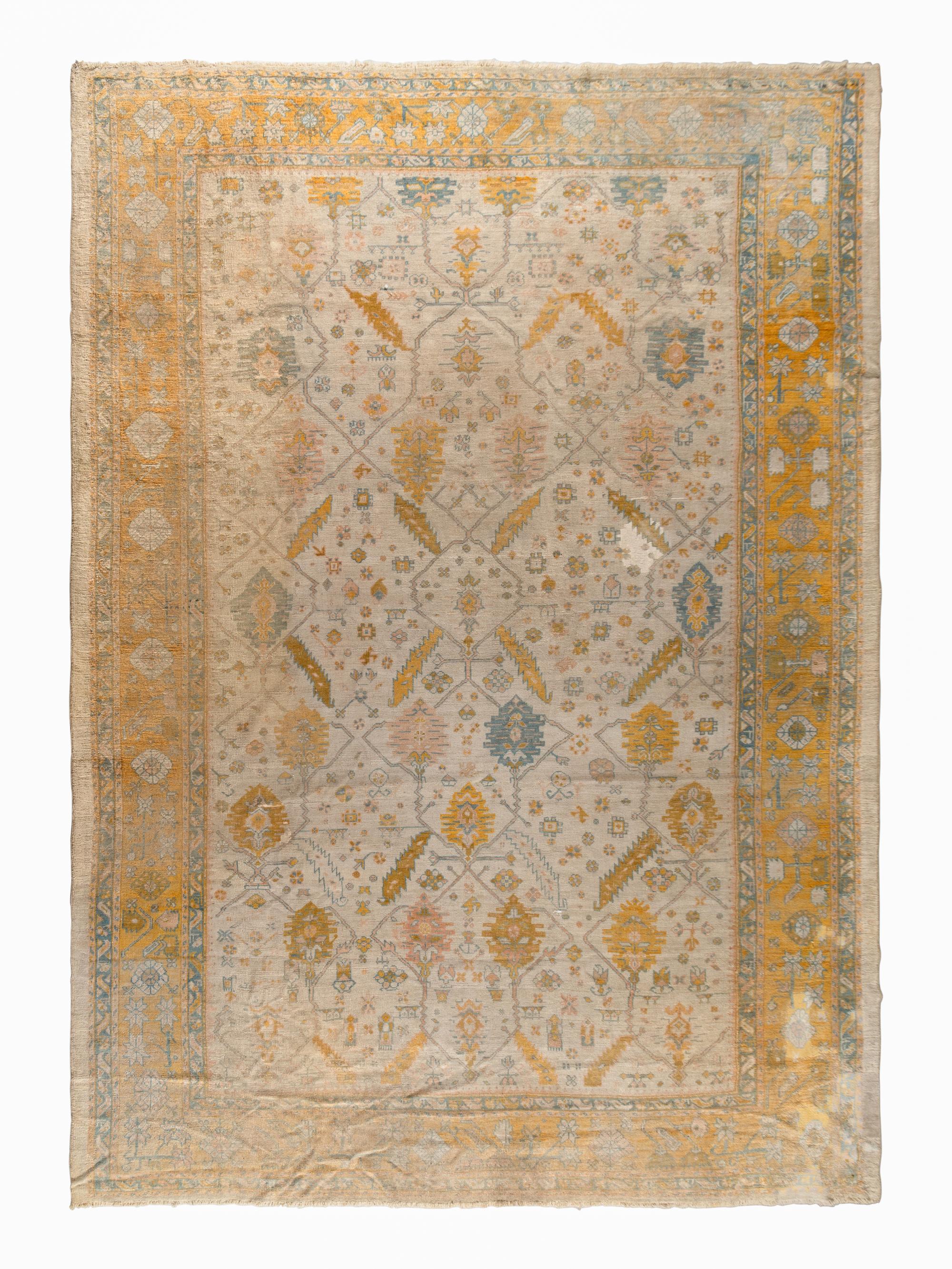 An Oushak Wool Rug