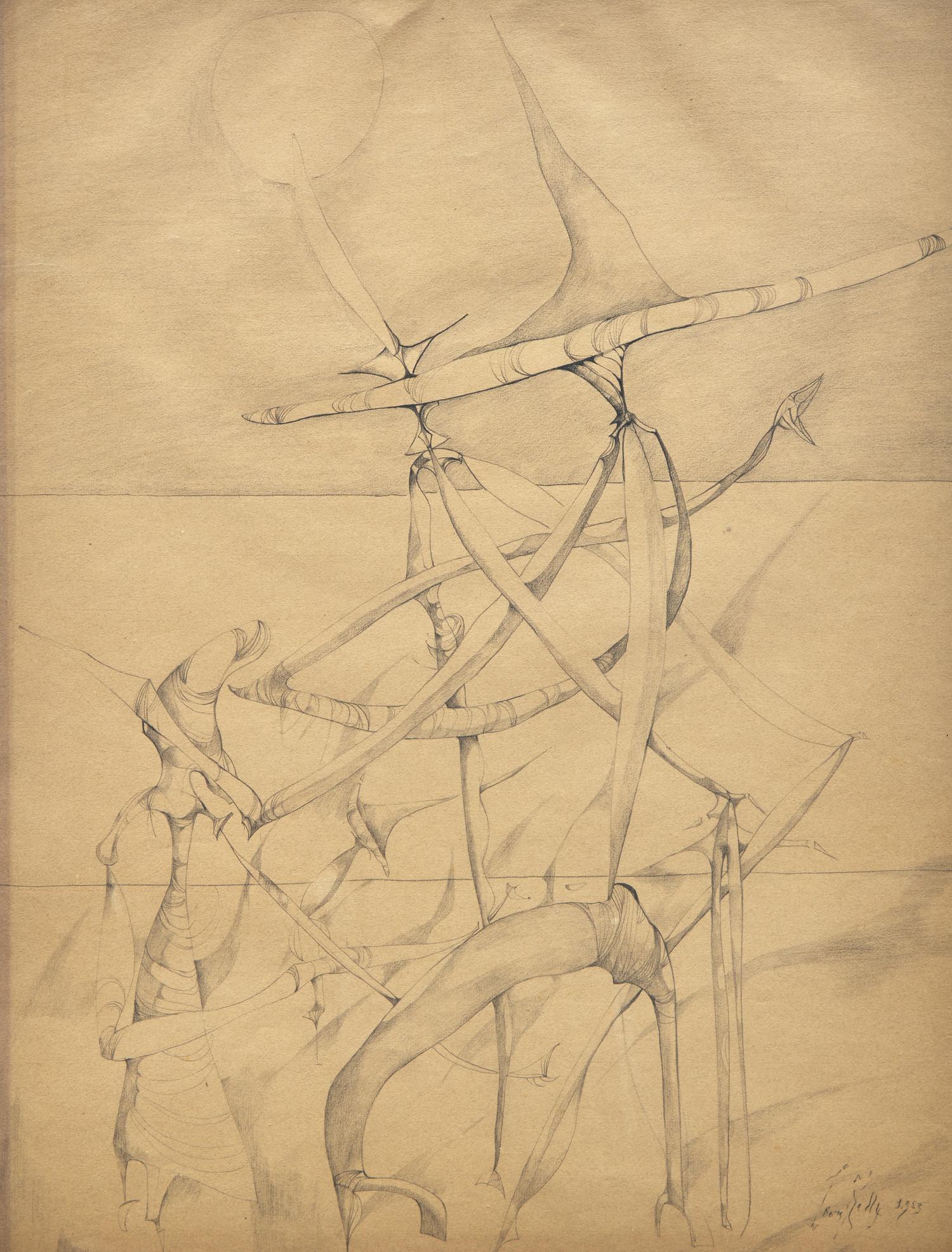 Nocturne with Moorish Figures , 1953