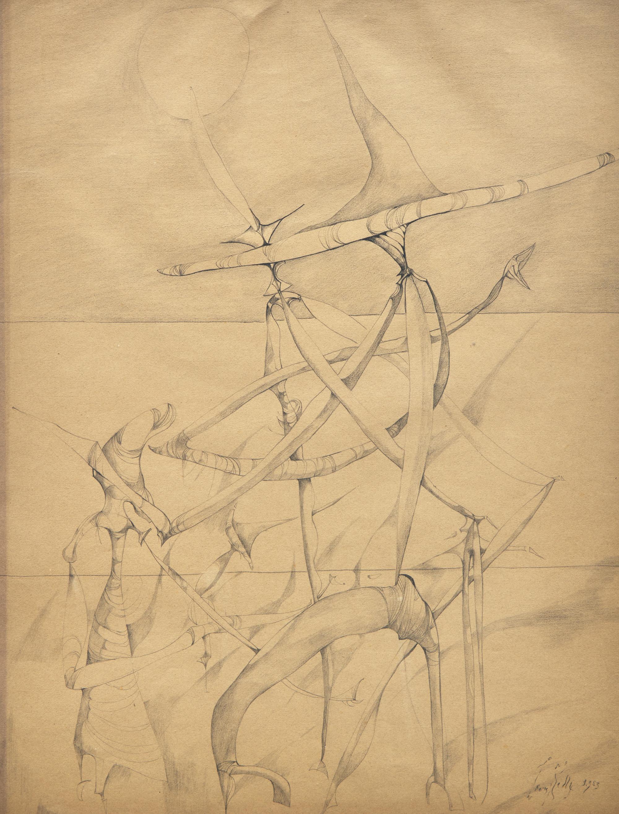 Nocturne with Moorish Figures , 1953
