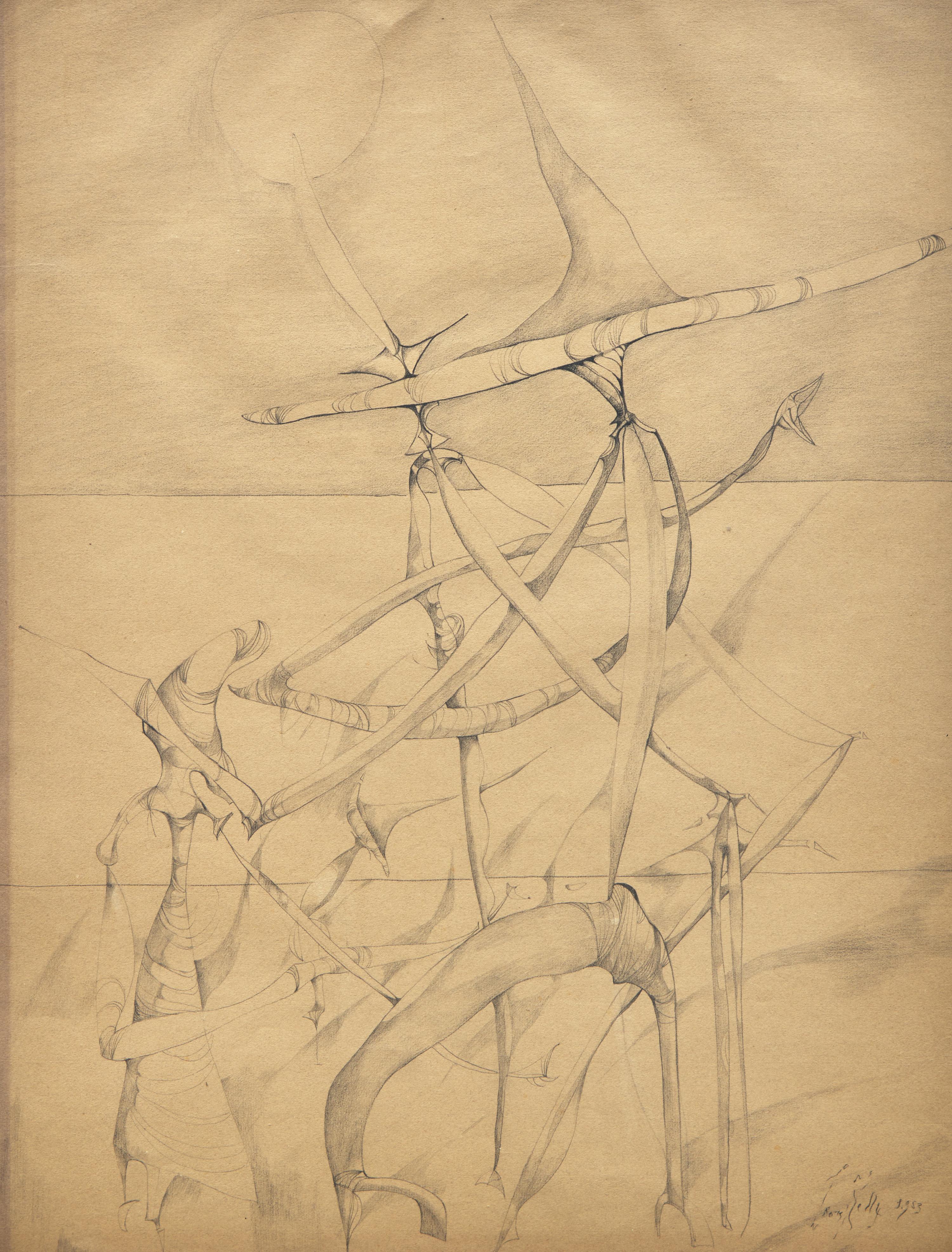 Nocturne with Moorish Figures , 1953