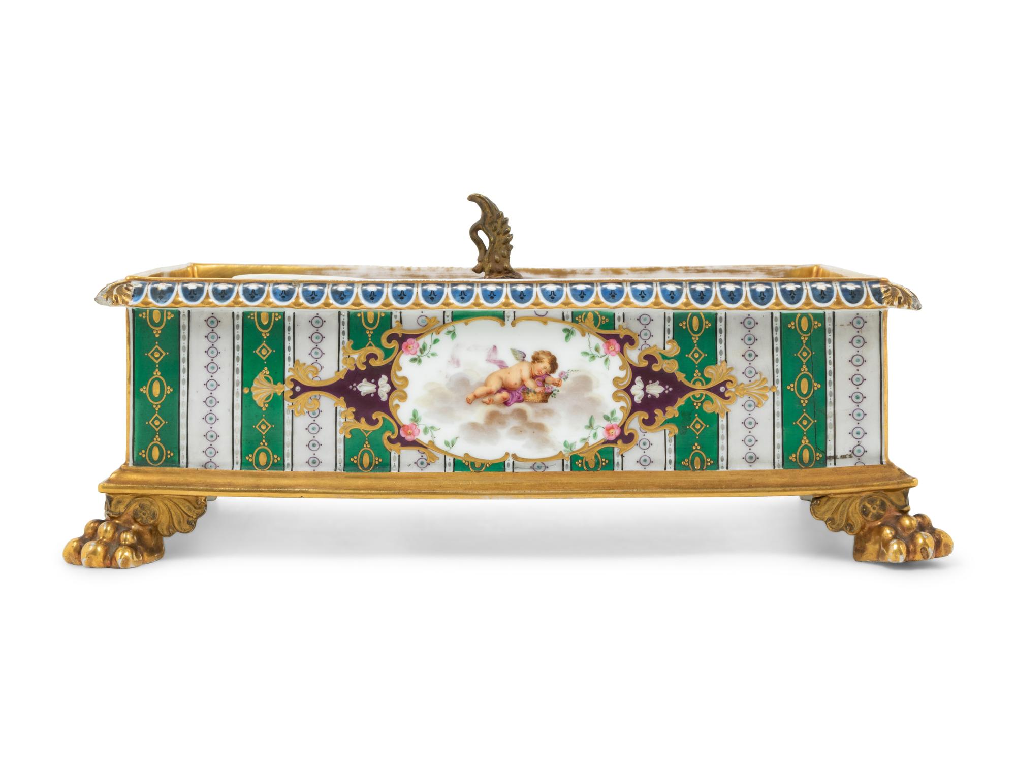 A French Porcelain Encrier