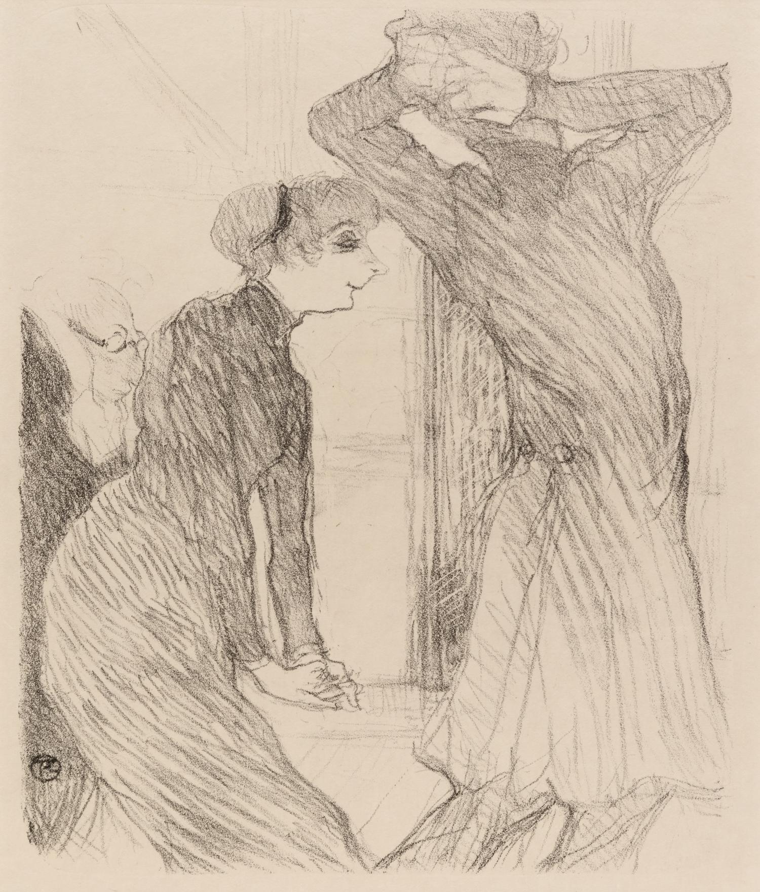 Lugné-Poë et Berthe Bady, dans 'Au-dessus des Forces Humaines', 1894