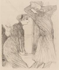 Lugné-Poë et Berthe Bady, dans 'Au-dessus des Forces Humaines', 1894