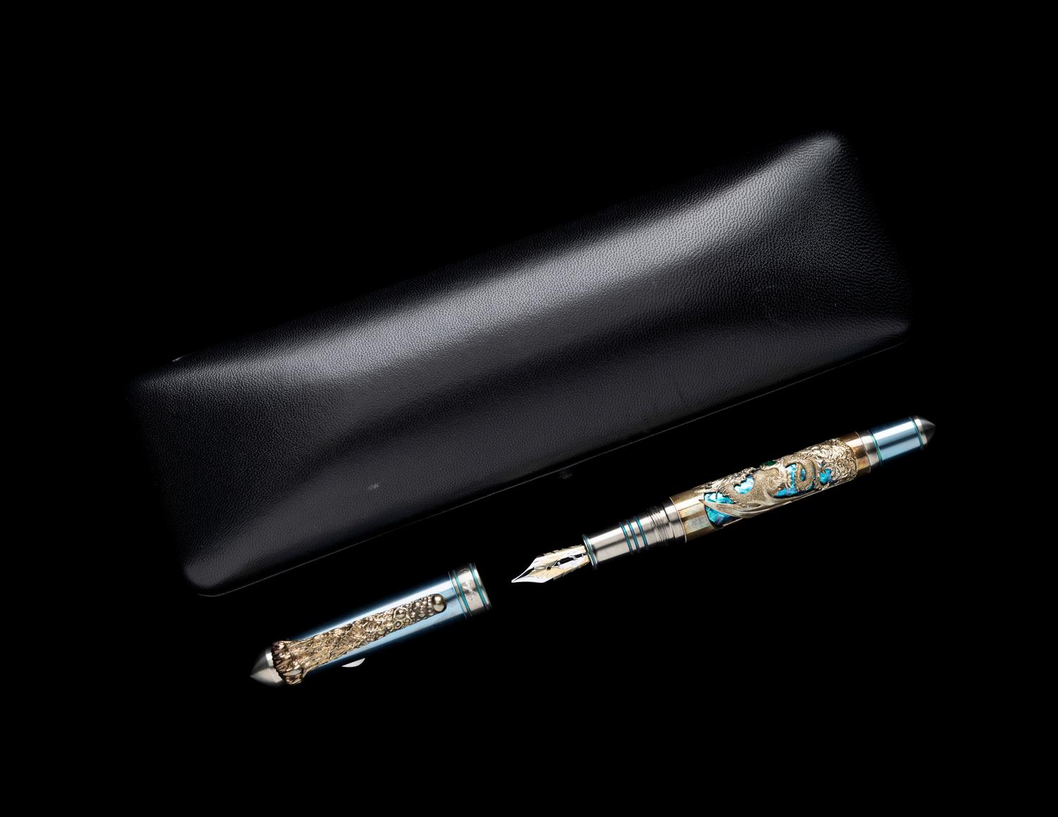 A Grayson Tighe Sea Dragon Fountain Pen