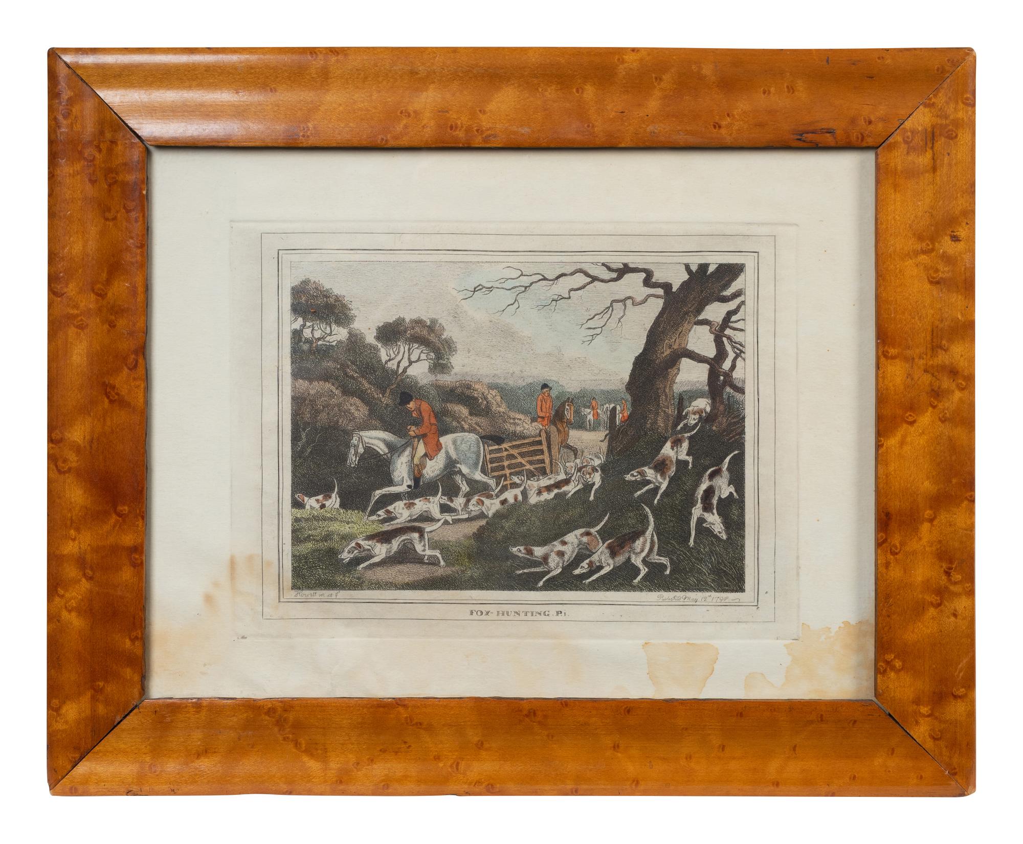 A Collection of Six Equestrian Engravings After Samuel Howitt (English, 1756-1822)