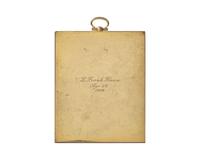 [Children's & Illustrated] [Baum, L. Frank] Quivey, Claude E. Original Portrait Miniature of L. Frank Baum