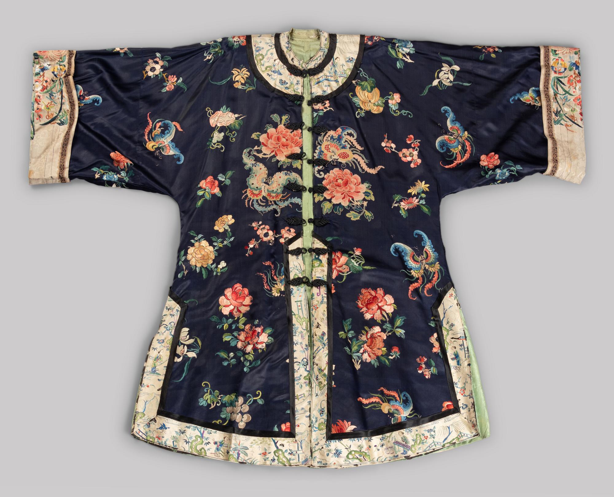 A Chinese Embroidered Silk Ladies' Jacket