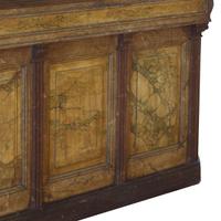 A Cafe Bar with Beer Taps and Zinc Top 56" H — France, Circa 1920