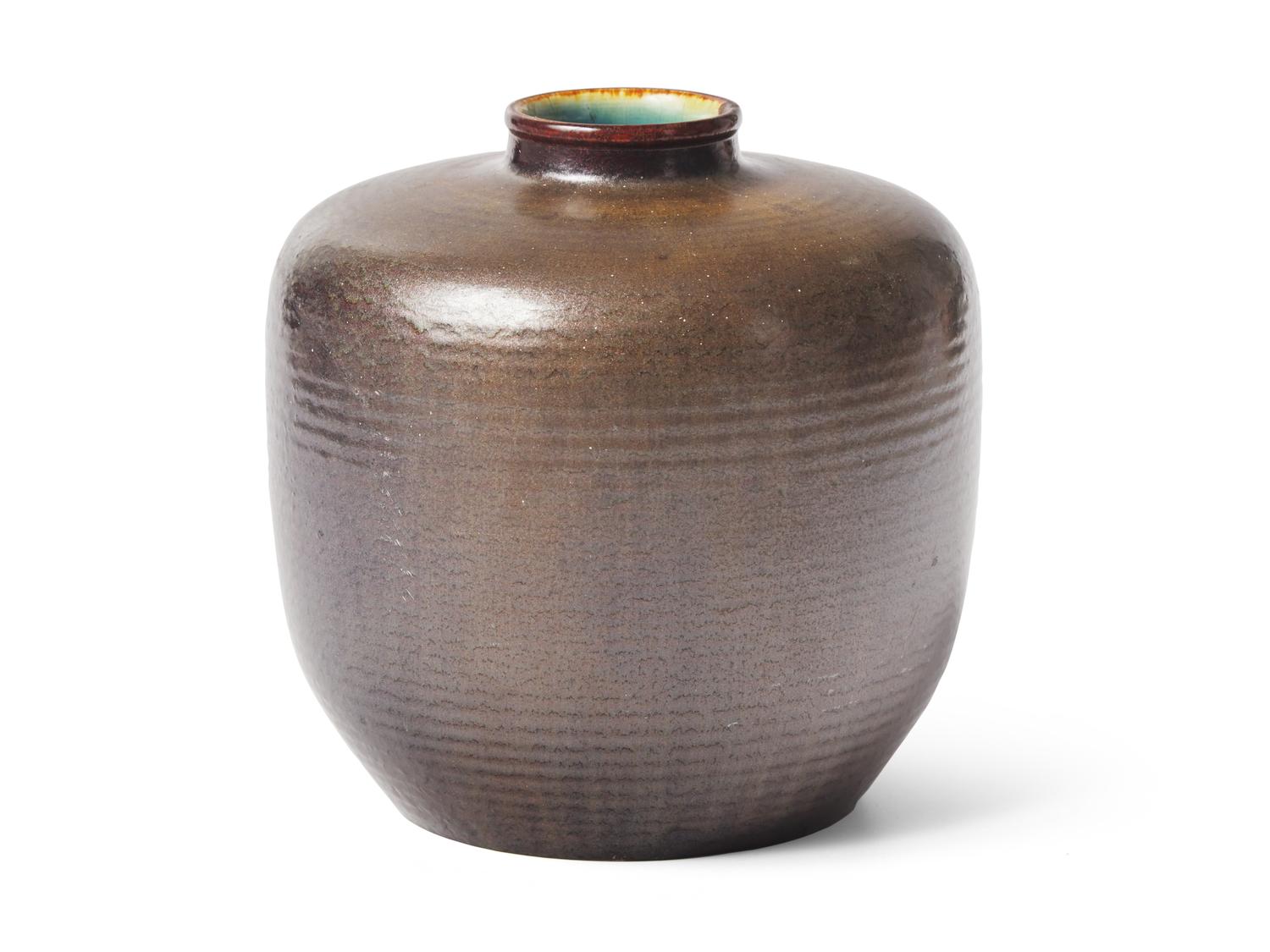 A Wedgwood Norman Wilson (1902-1985) Unique Ware Vase