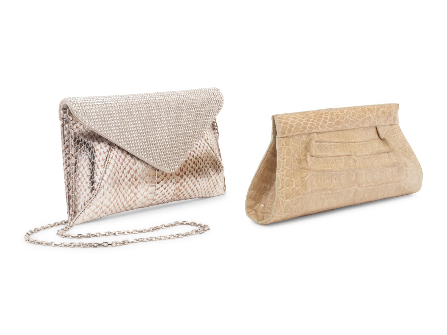 Two Designer Handbags: One Nancy Gonzales, One Judith Leiber