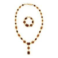 Yves Saint Laurent by Robert Goossens, Sautoir Necklace and Bracelet, 1980's