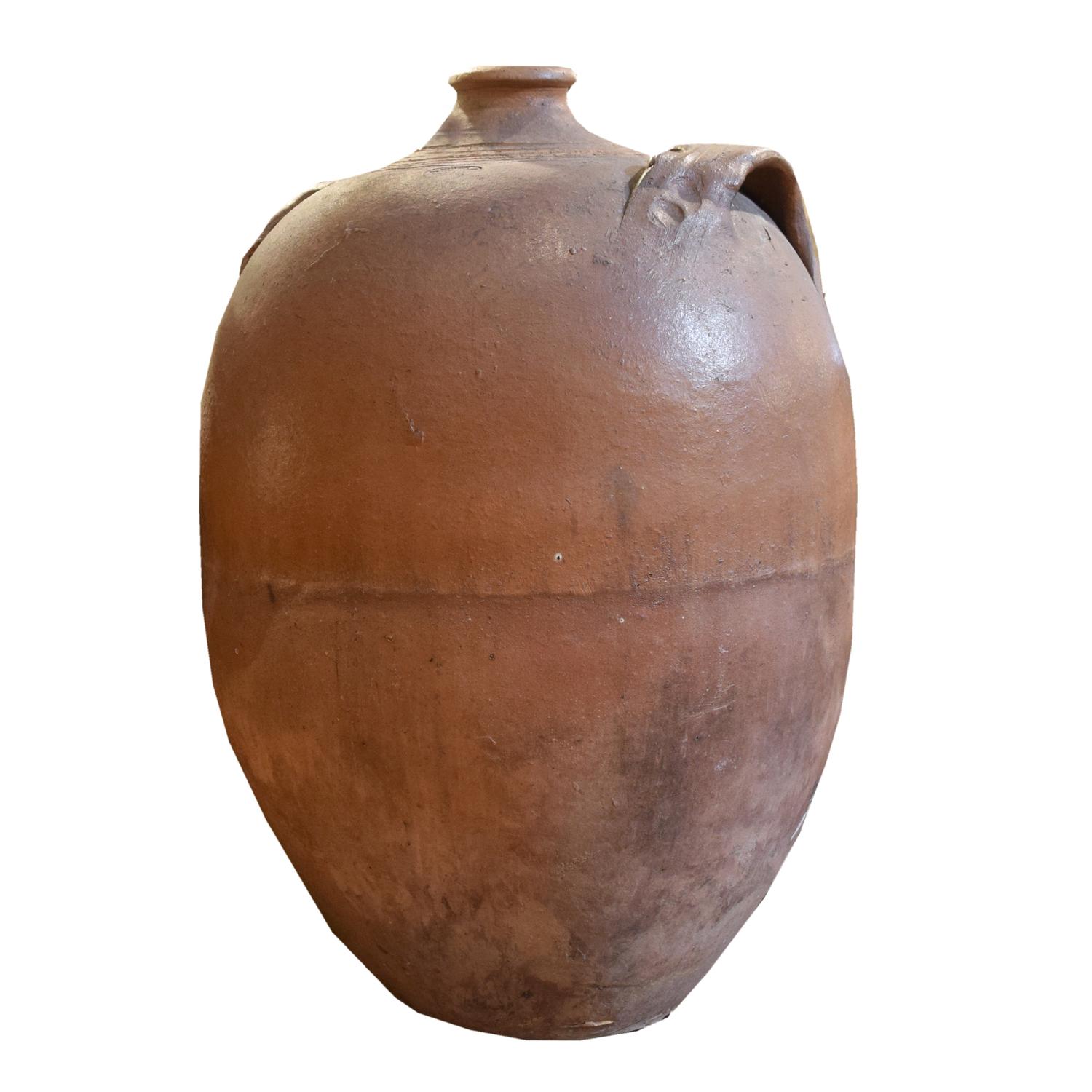 A Hand Thrown Ceramic Vessel 16" W x 16" D x 25" H — France, 19th Century