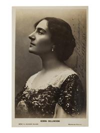 [19TH AND 20TH-CENTURY OPERA SINGERS]. A group of 7 photographs, cabinet photographs, photographic postcards, or photographic prints of opera singers from the 1890s-1900s, most signed, comprising images of: