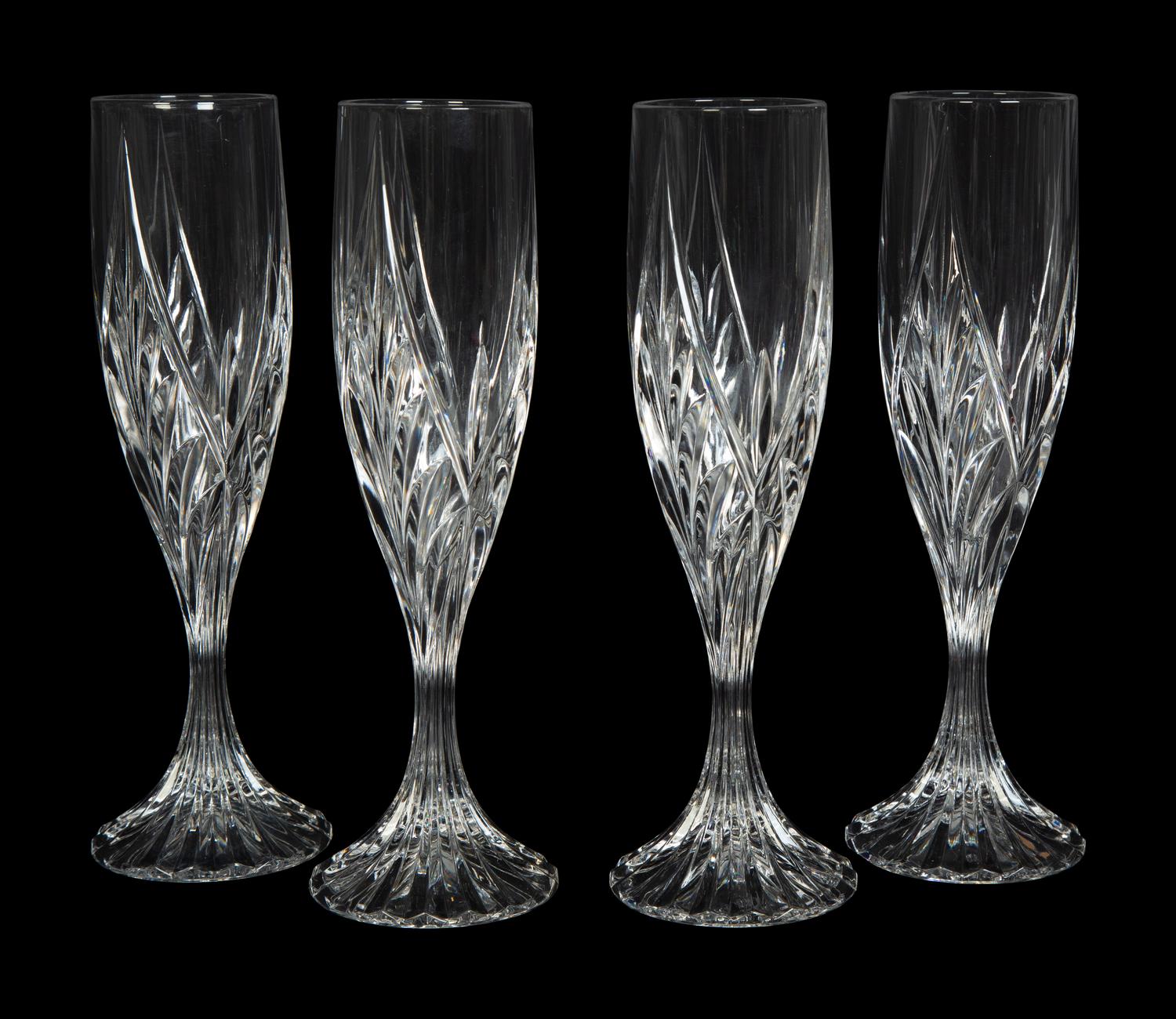 A Set of Nine Waterford Marquis Glasses with Six Others