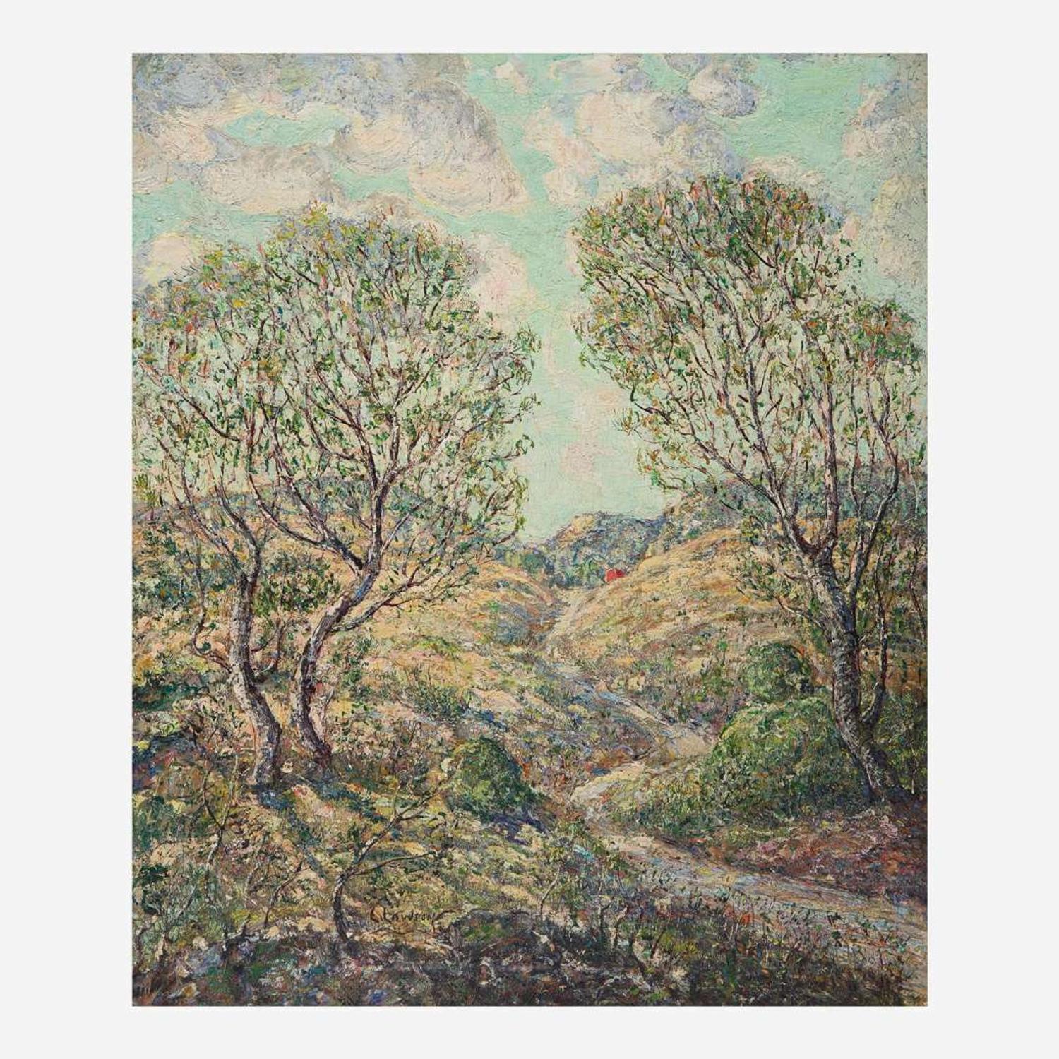 Ernest Lawson (American 1873-1939) Spring in the Berkshires