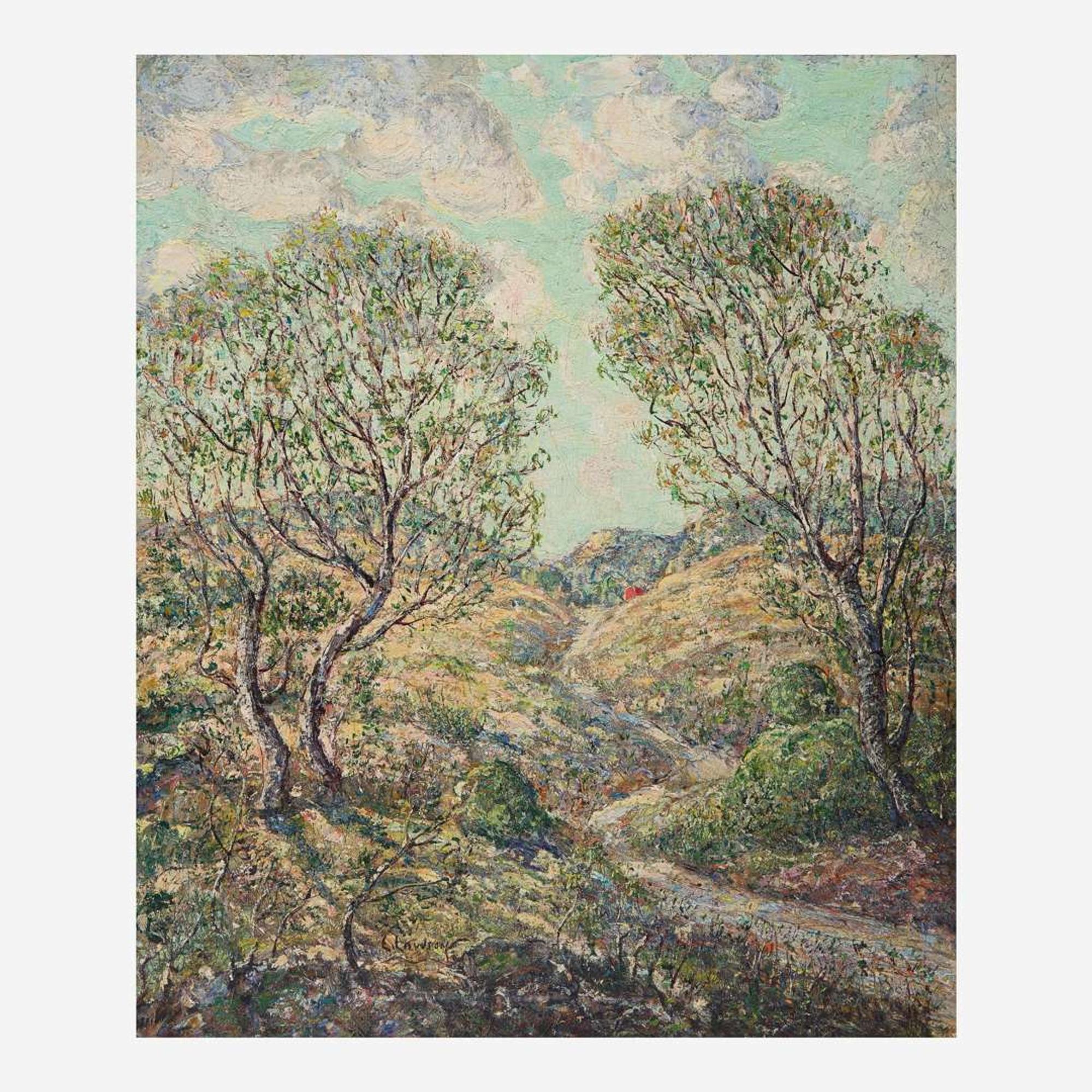 Ernest Lawson (American 1873-1939) Spring in the Berkshires