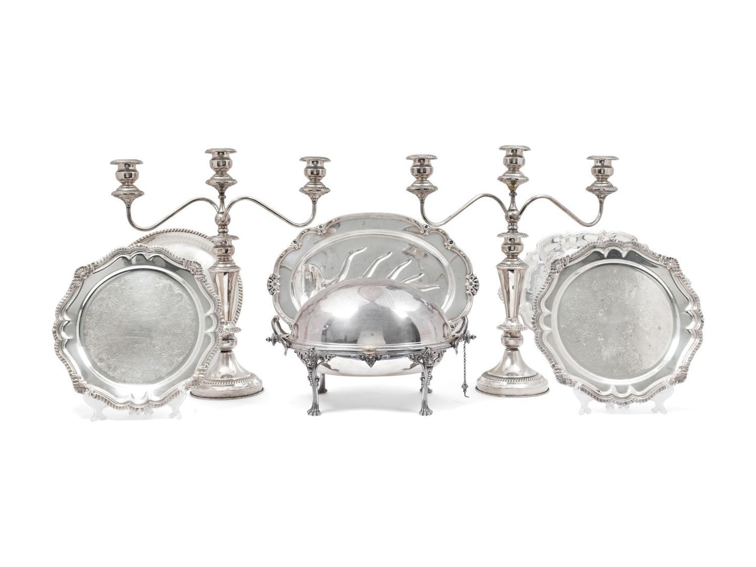 A Collection of Silverplate Items — 20TH CENTURY