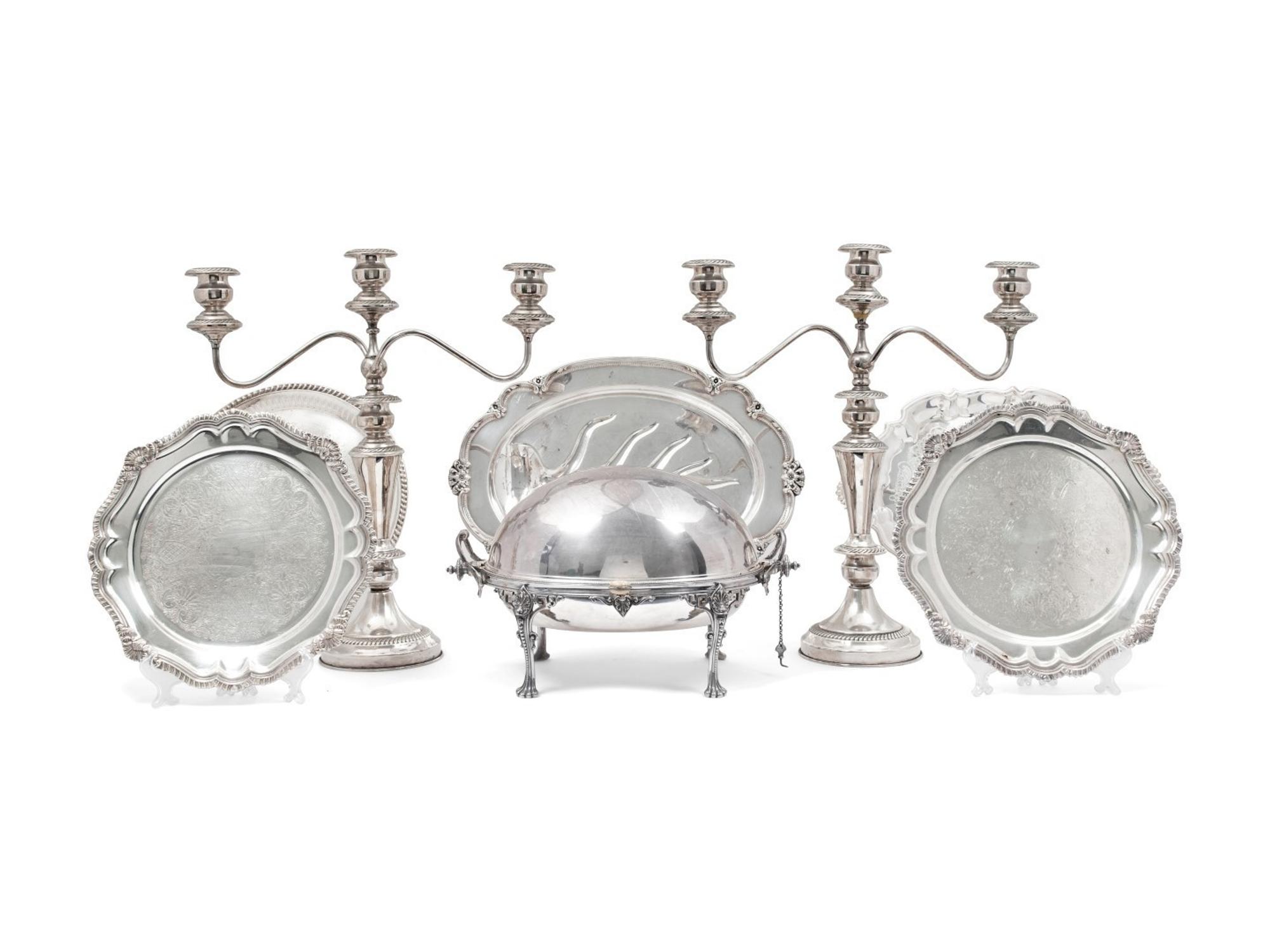 A Collection of Silverplate Items — 20TH CENTURY