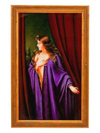 A German Porcelain Plaque
