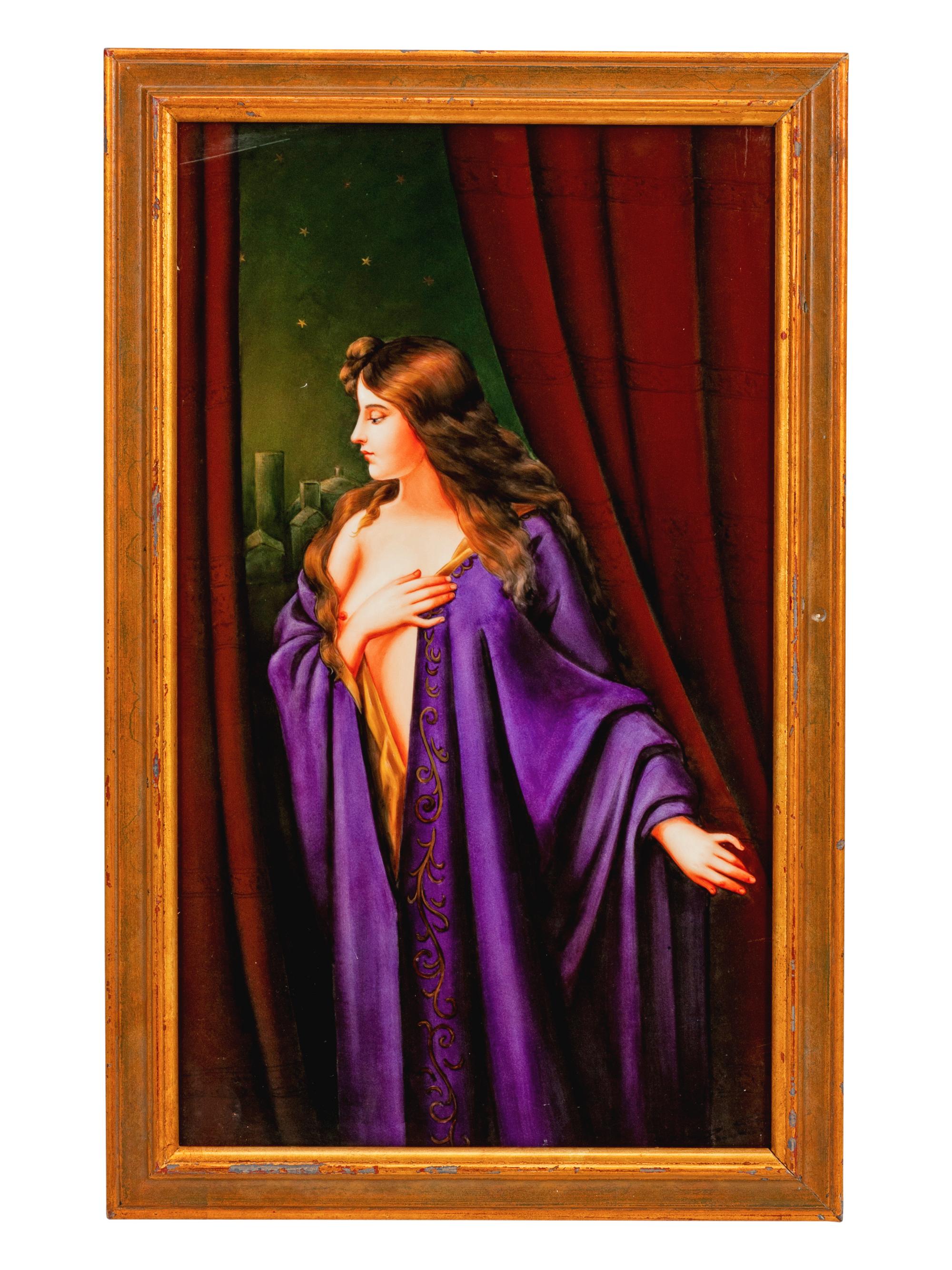 A German Porcelain Plaque