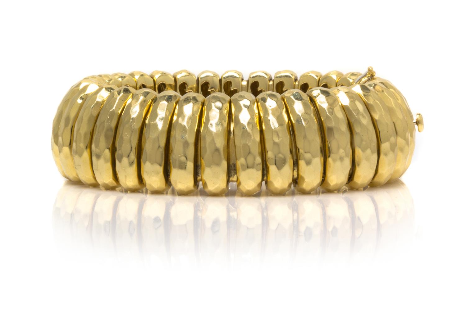 An 18 Karat Yellow Gold Bracelet, Henry Dunay, 84.10 dwts.