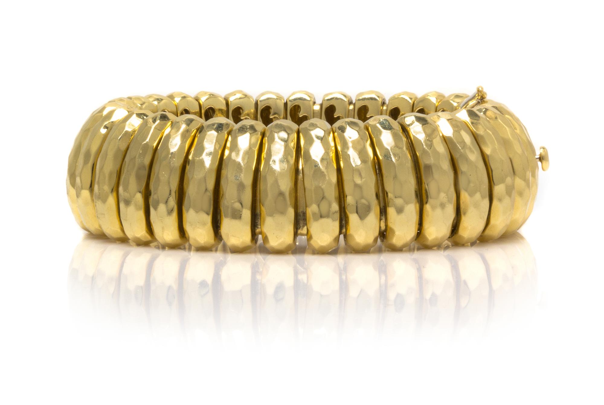 An 18 Karat Yellow Gold Bracelet, Henry Dunay, 84.10 dwts.