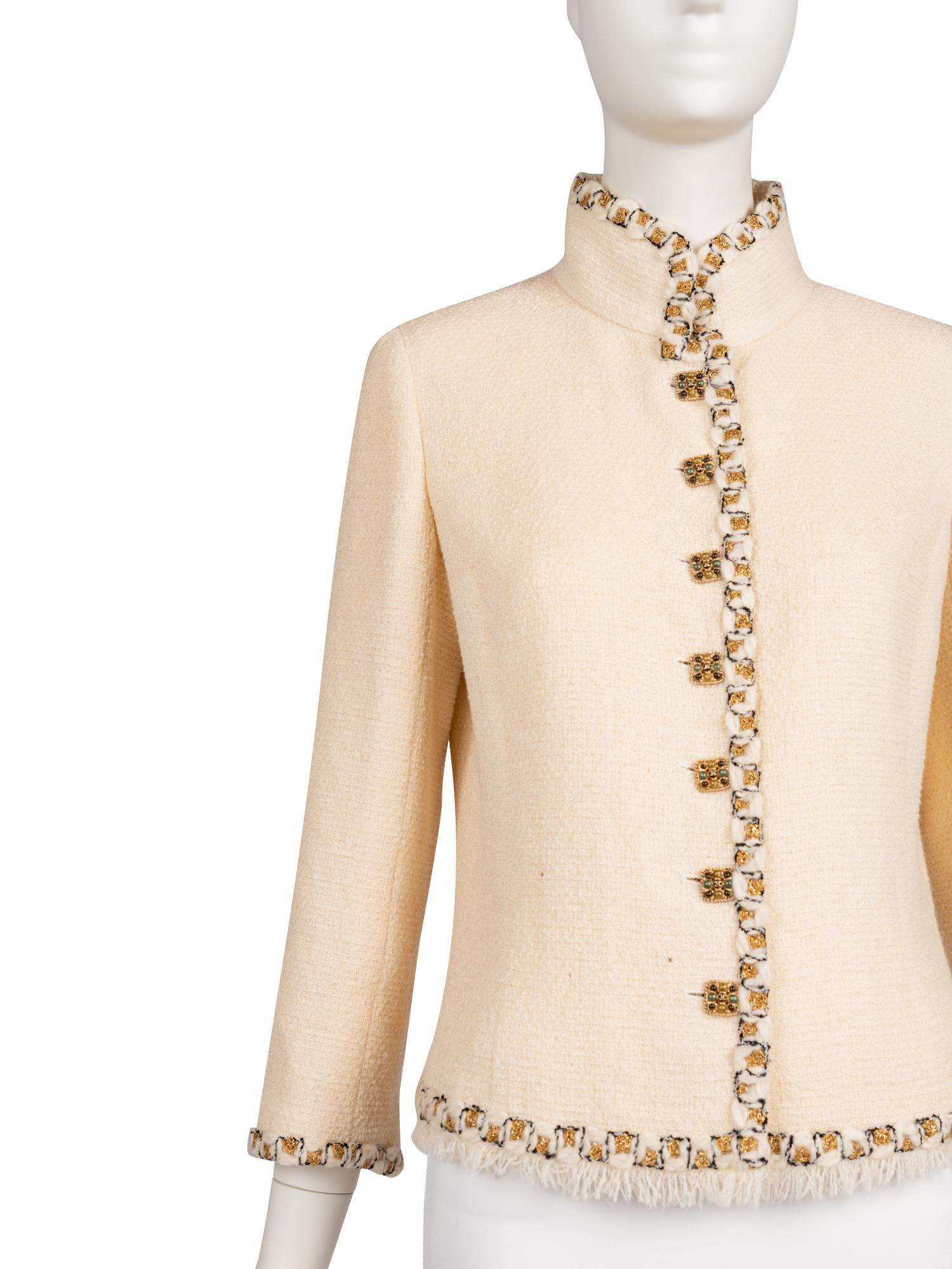 Chanel Trimmed Tweed Jacket, 2010s