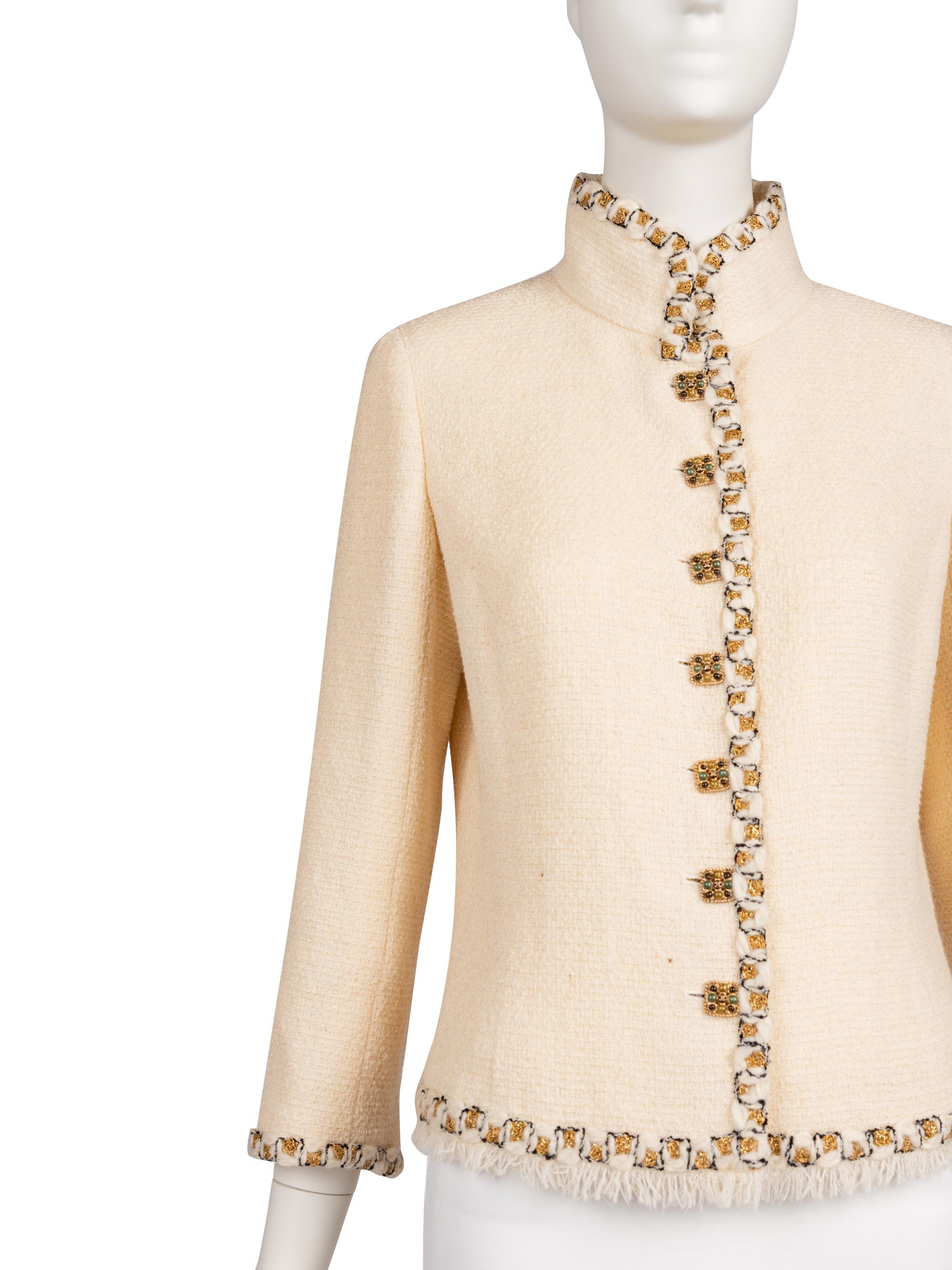 Chanel Trimmed Tweed Jacket, 2010s