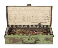[SALESMAN'S CABINET - GRASSES]. "Carter's Cabinet of Desirable and Undesirable Grasses." High Holborn, London, ca 1880.