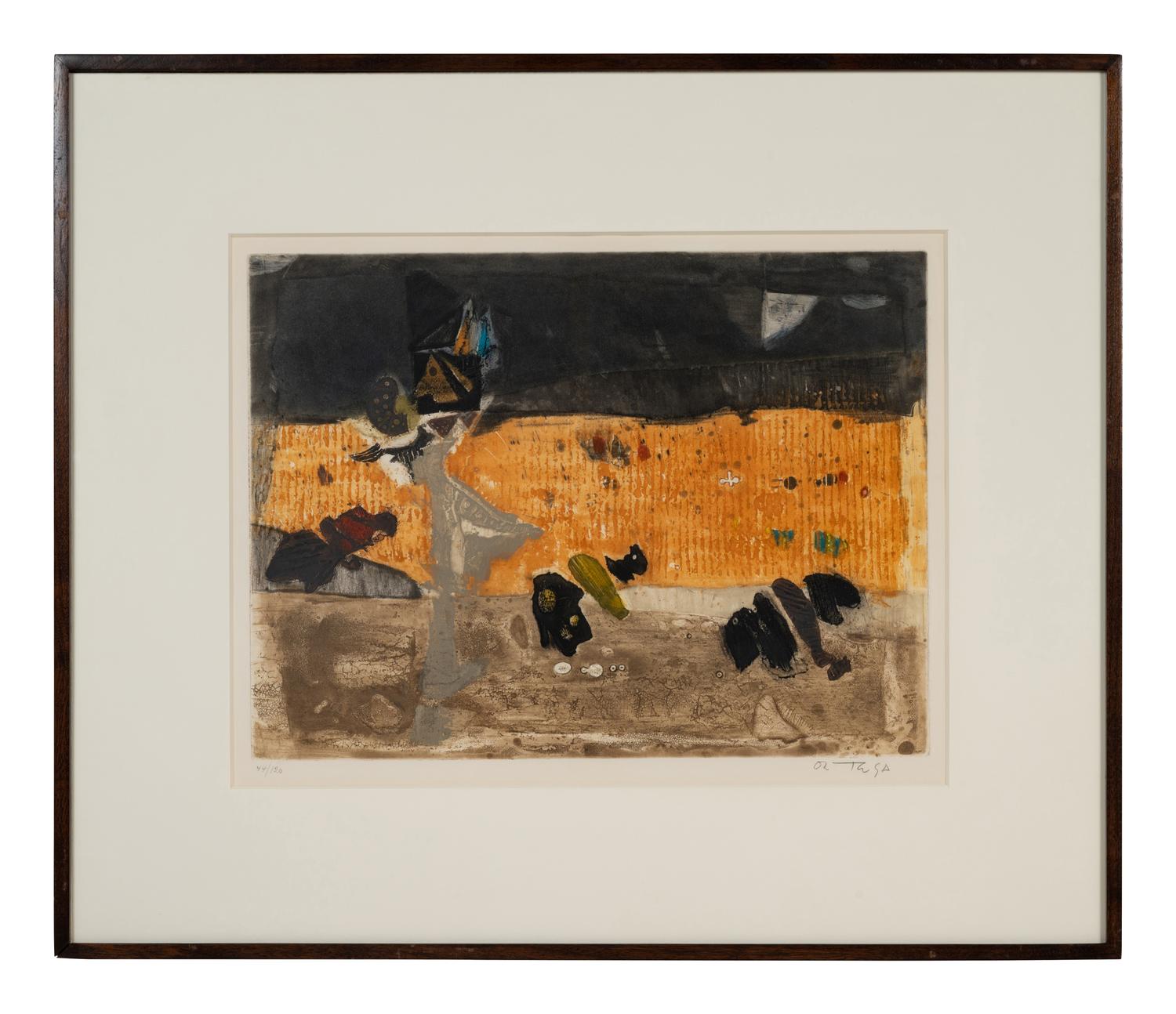 Lutte 11 and Moisson ( Pair of Works), 1965-1966