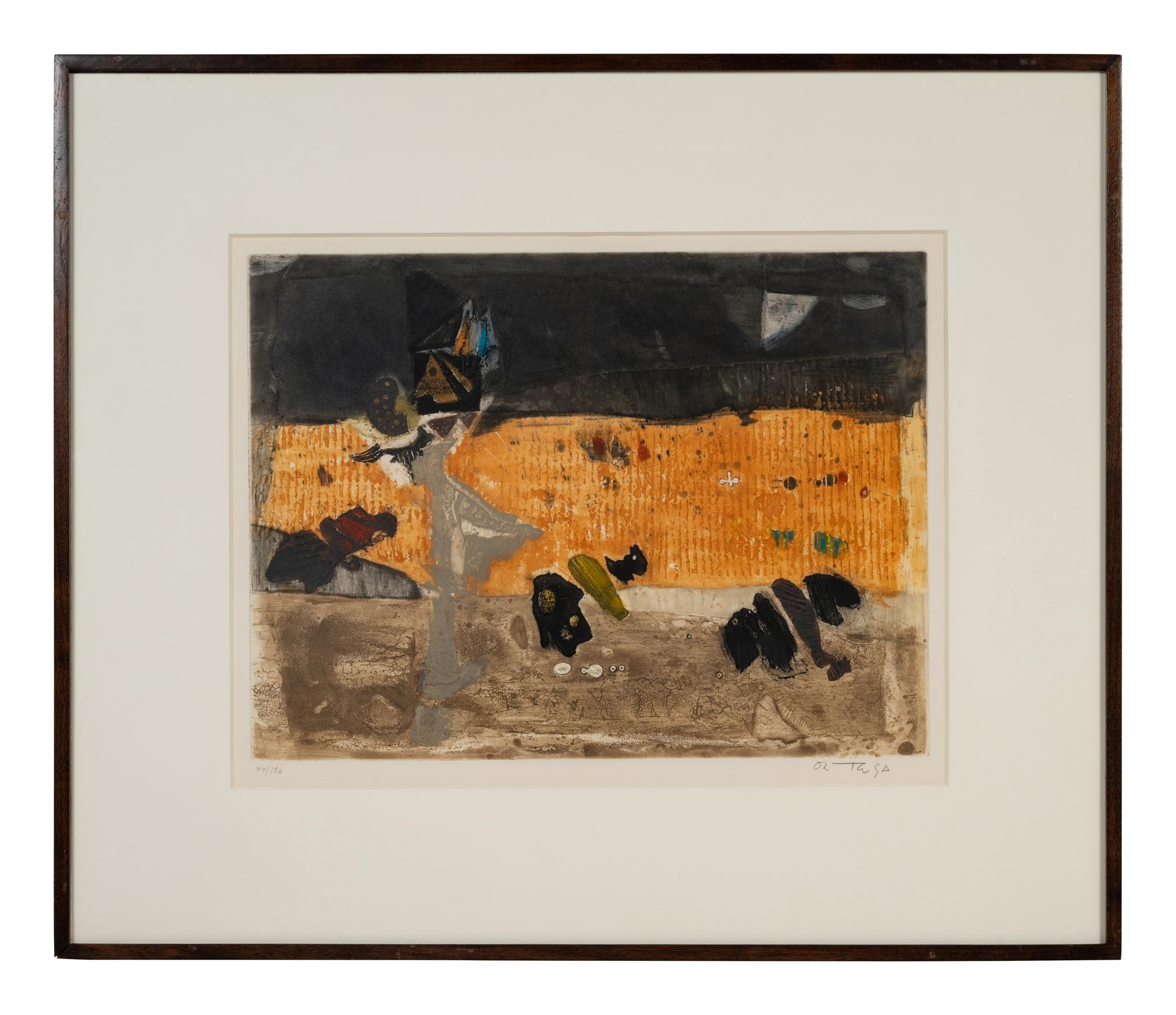 Lutte 11 and Moisson ( Pair of Works), 1965-1966