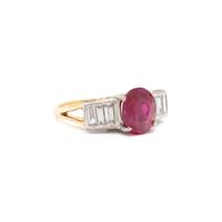 RUBY AND DIAMOND RING