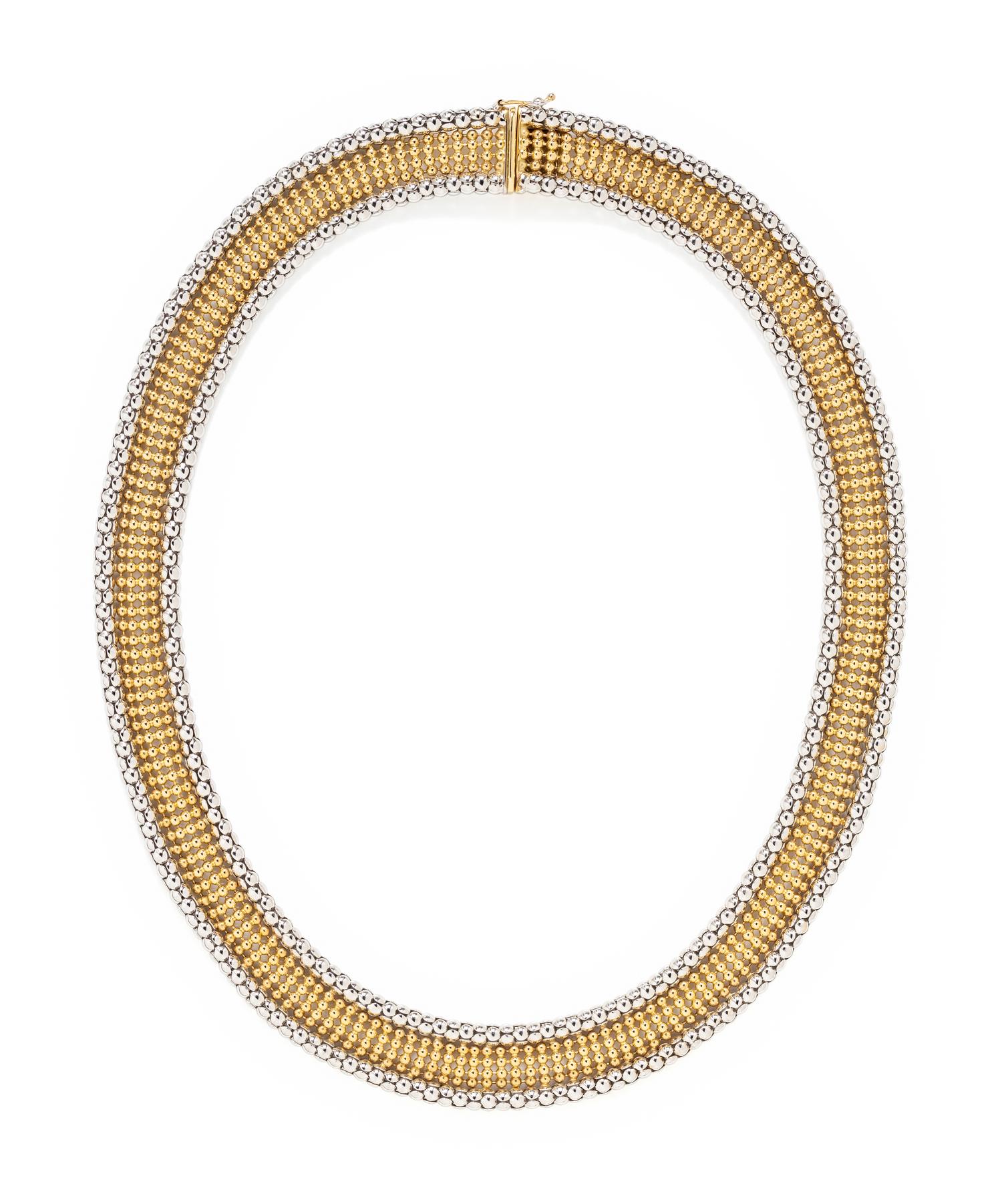 BICOLOR GOLD NECKLACE