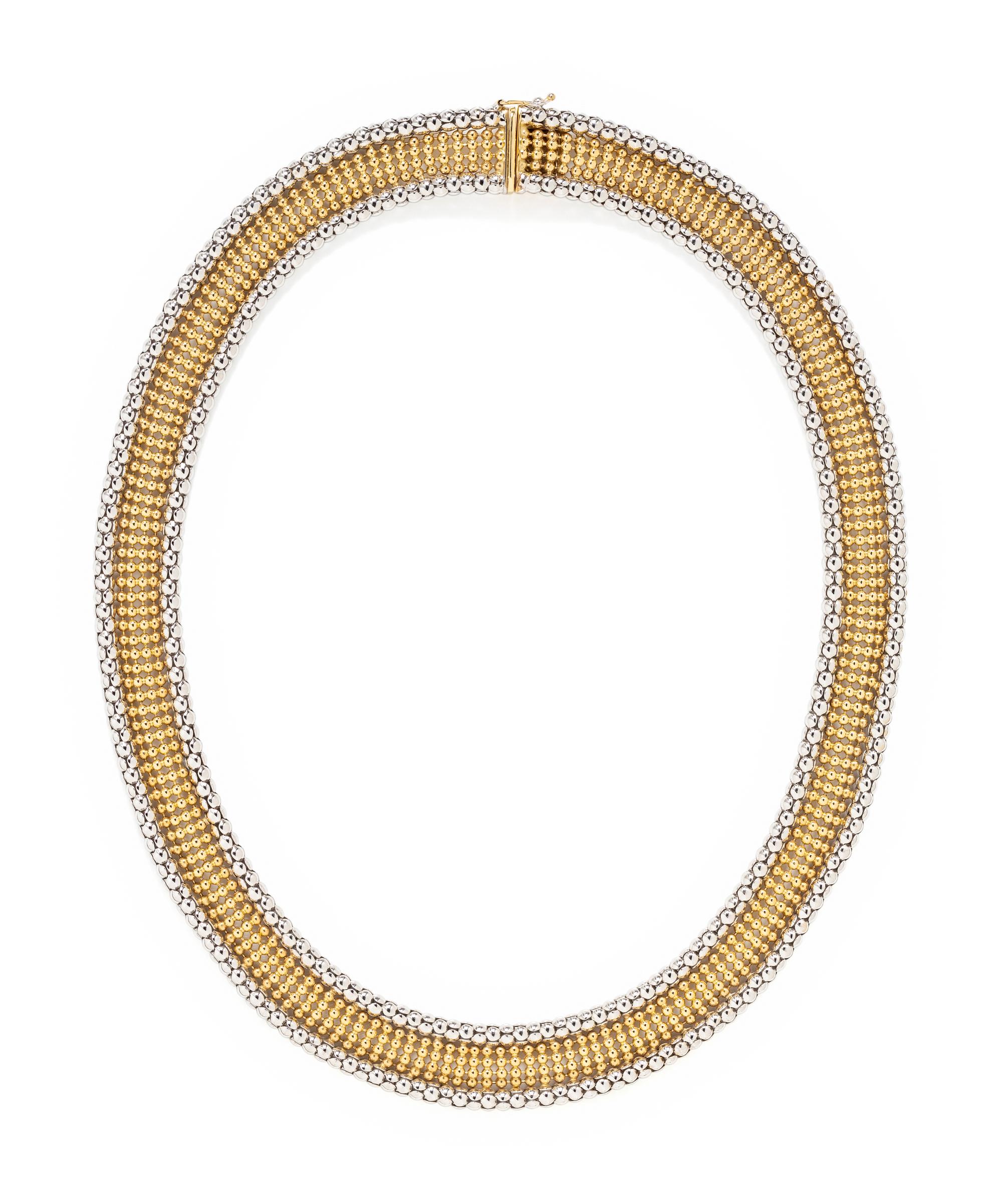 BICOLOR GOLD NECKLACE