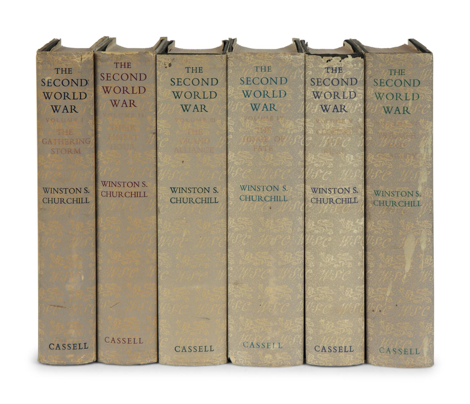 CHURCHILL, Winston Leonard Spencer, Sir (1874-1965). The Second World War . London et al: Cassell & Co. Ltd, 1948-1954.