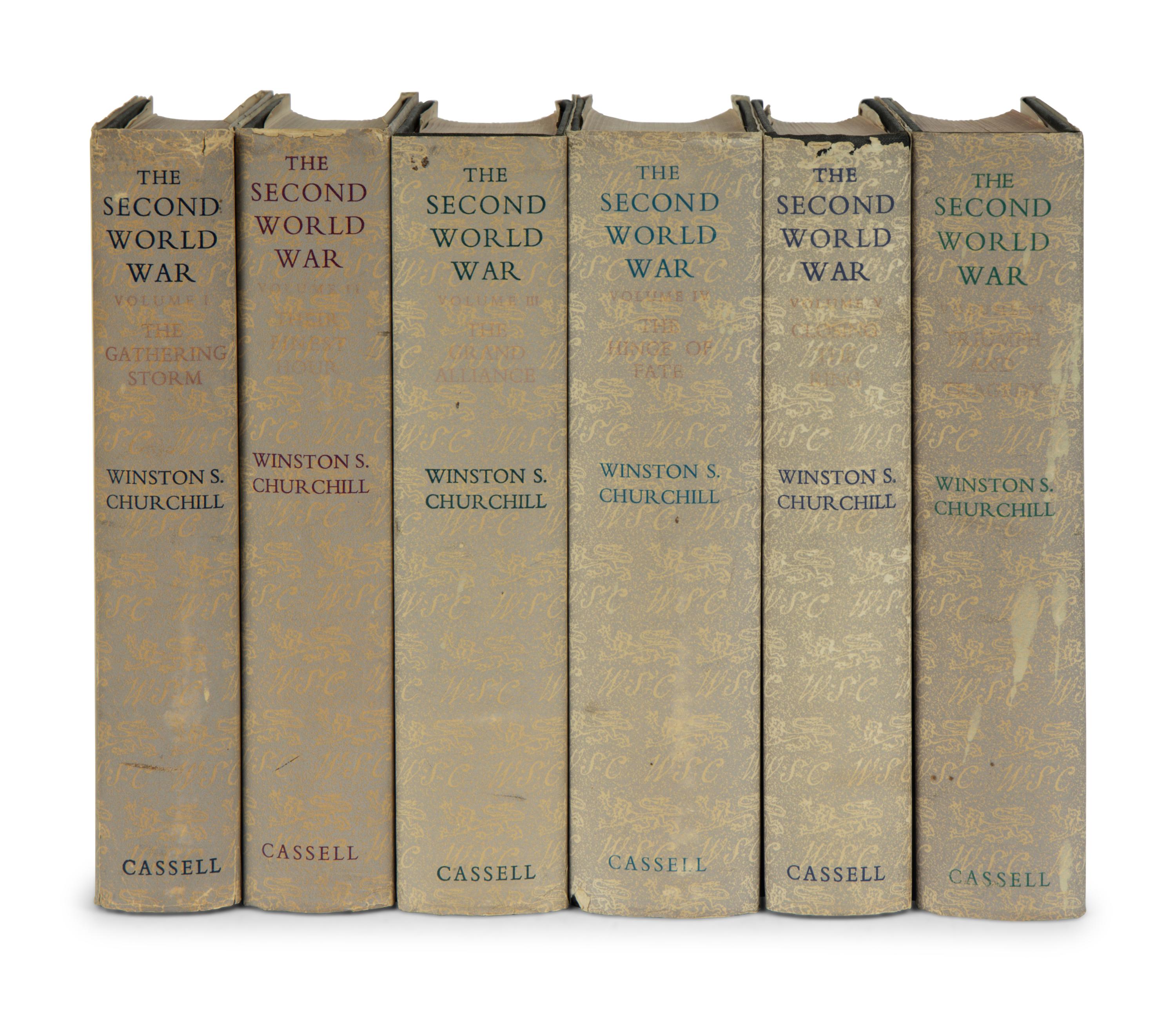 CHURCHILL, Winston Leonard Spencer, Sir (1874-1965). The Second World War . London et al: Cassell & Co. Ltd, 1948-1954.
