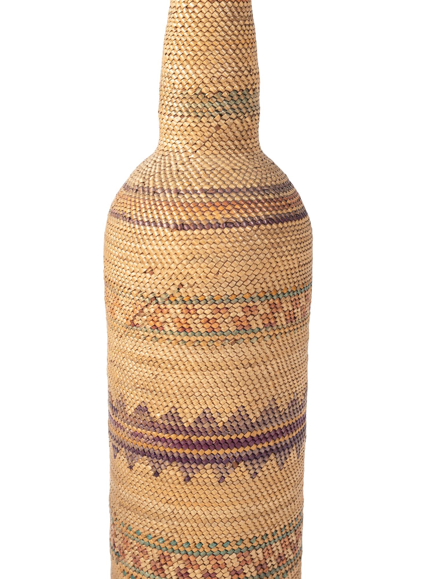 Makah Basketry Bottles