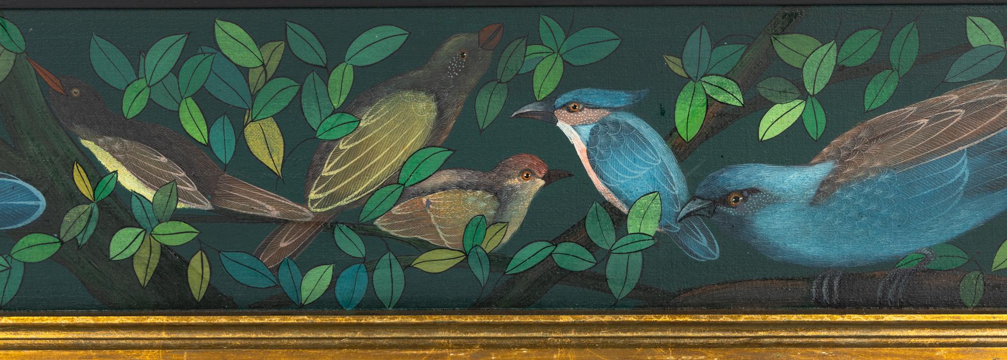 A Paint Decorated Mirror