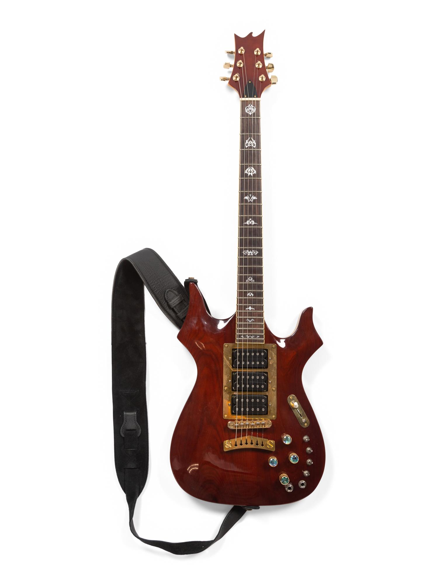 A Phred Instruments Deadbolt Electric Guitar