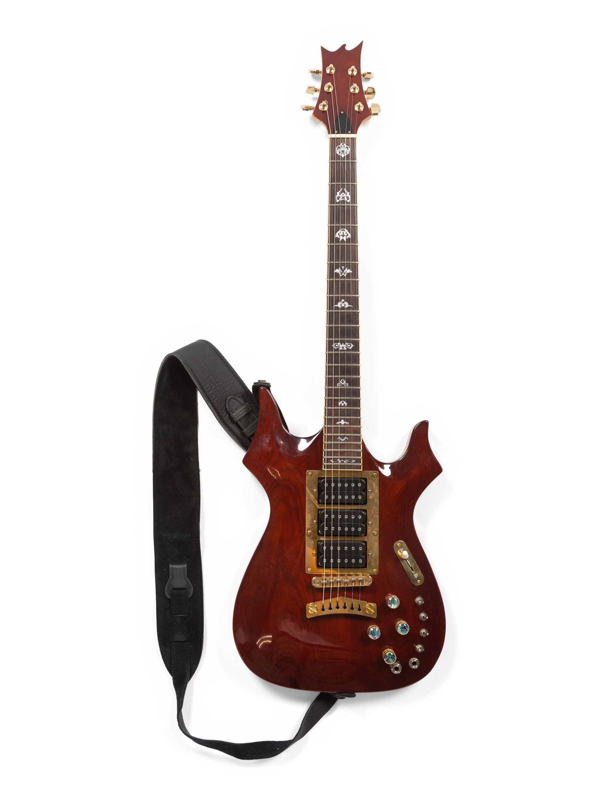 A Phred Instruments Deadbolt Electric Guitar