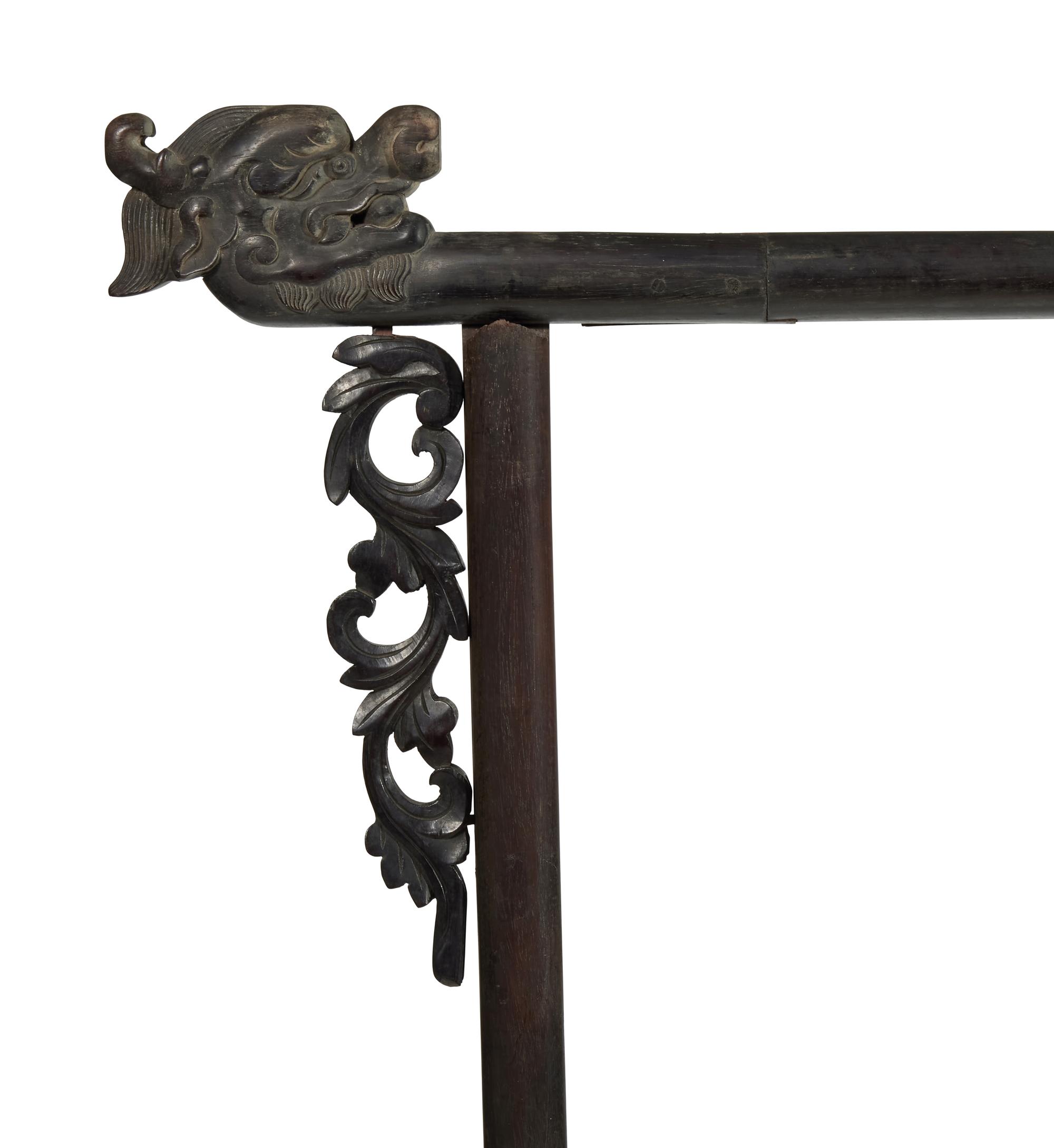 A Chinese Hardwood Clothing Stand, Yijia , Qing Dynasty — 清 硬木衣架