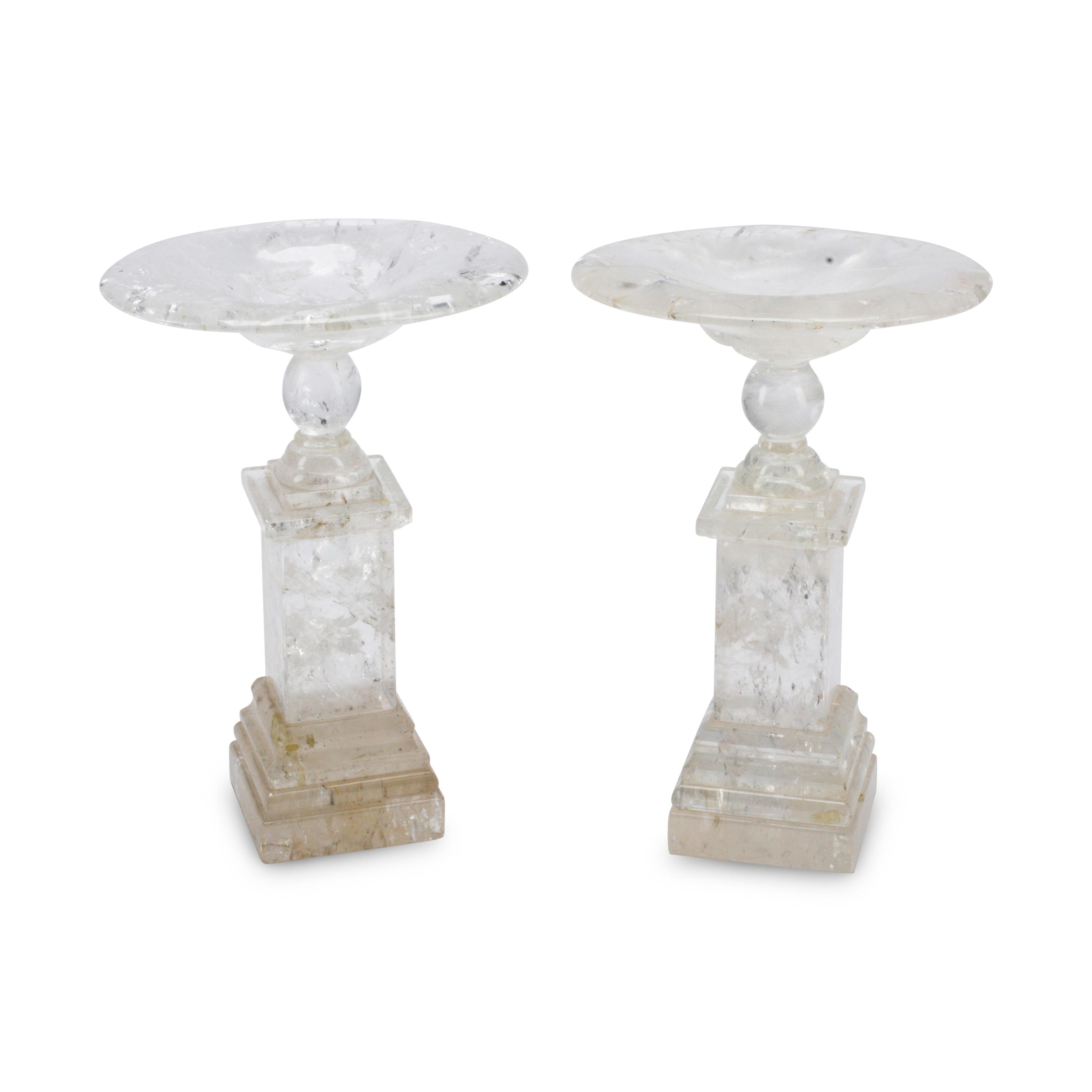 A Pair of Rock Crystal Tazze