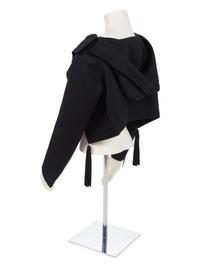 Geoffrey Beene Black Bolero with Tassels, 1990s