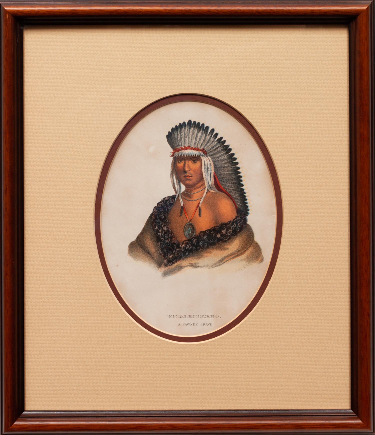 Nine Portraits, from Indian Tribes of North America , 1836-1838
