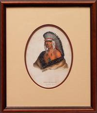 Nine Portraits, from Indian Tribes of North America , 1836-1838