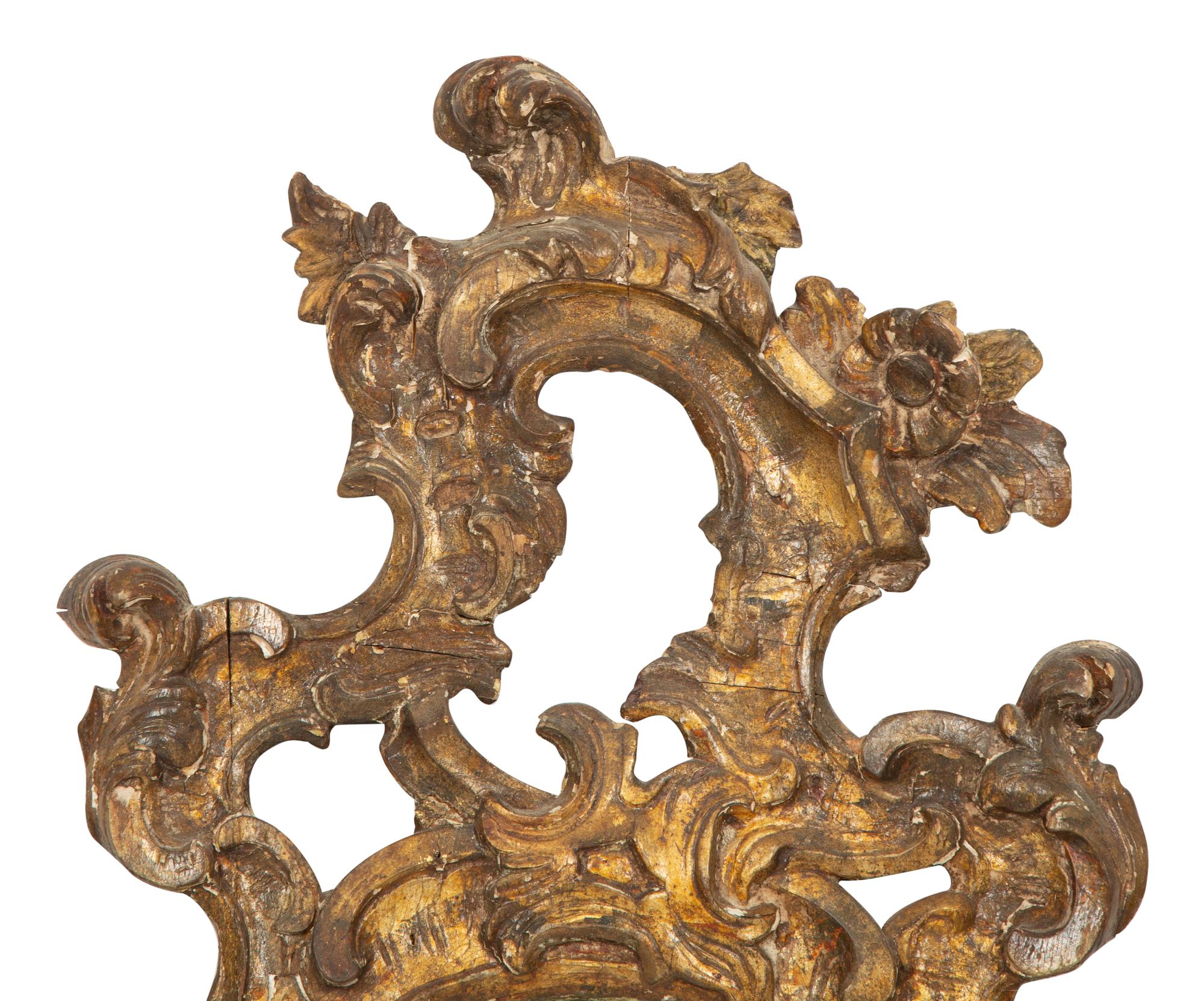 An Italian Giltwood Mirror
