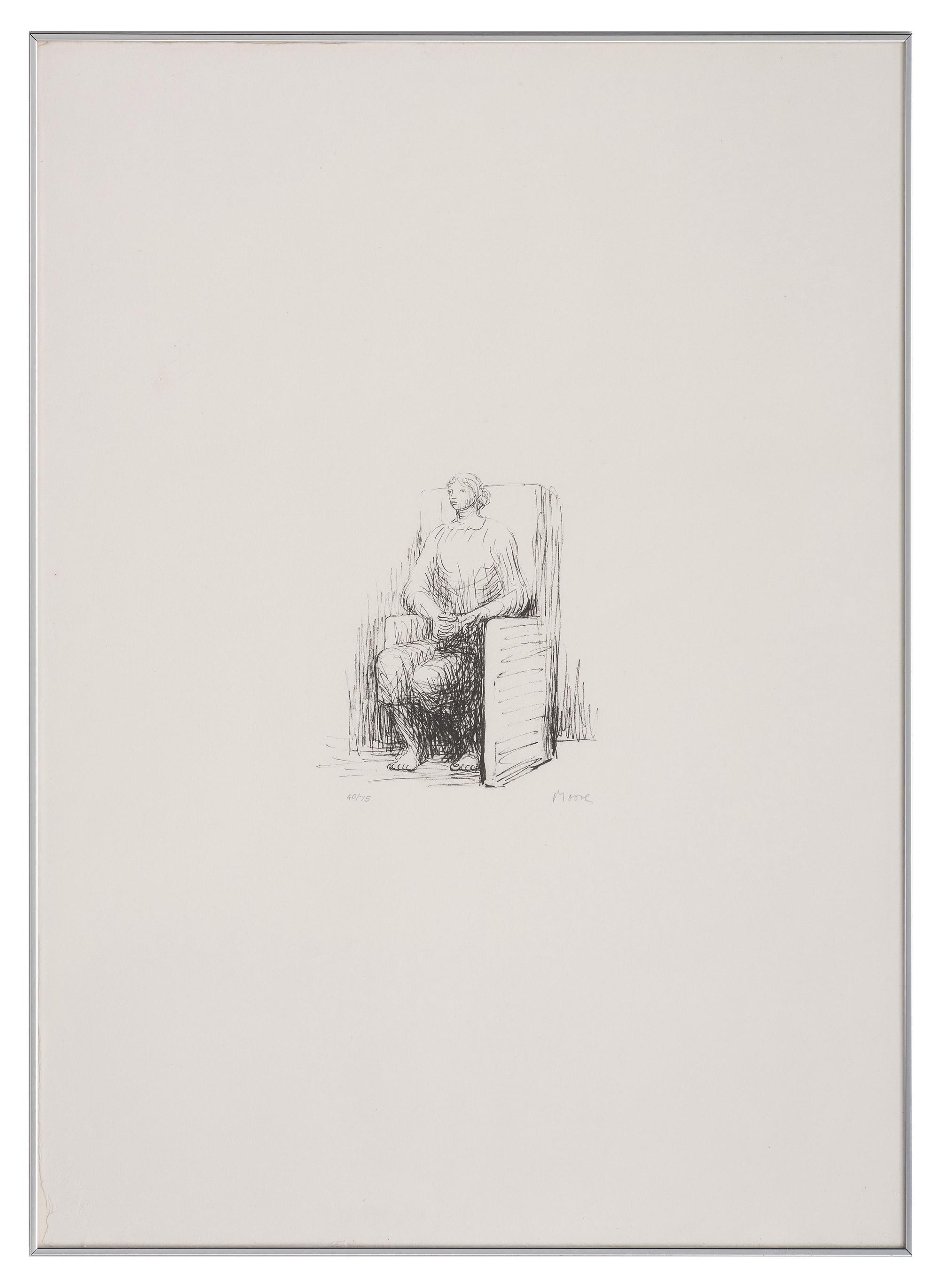 Seated Woman in Armchair