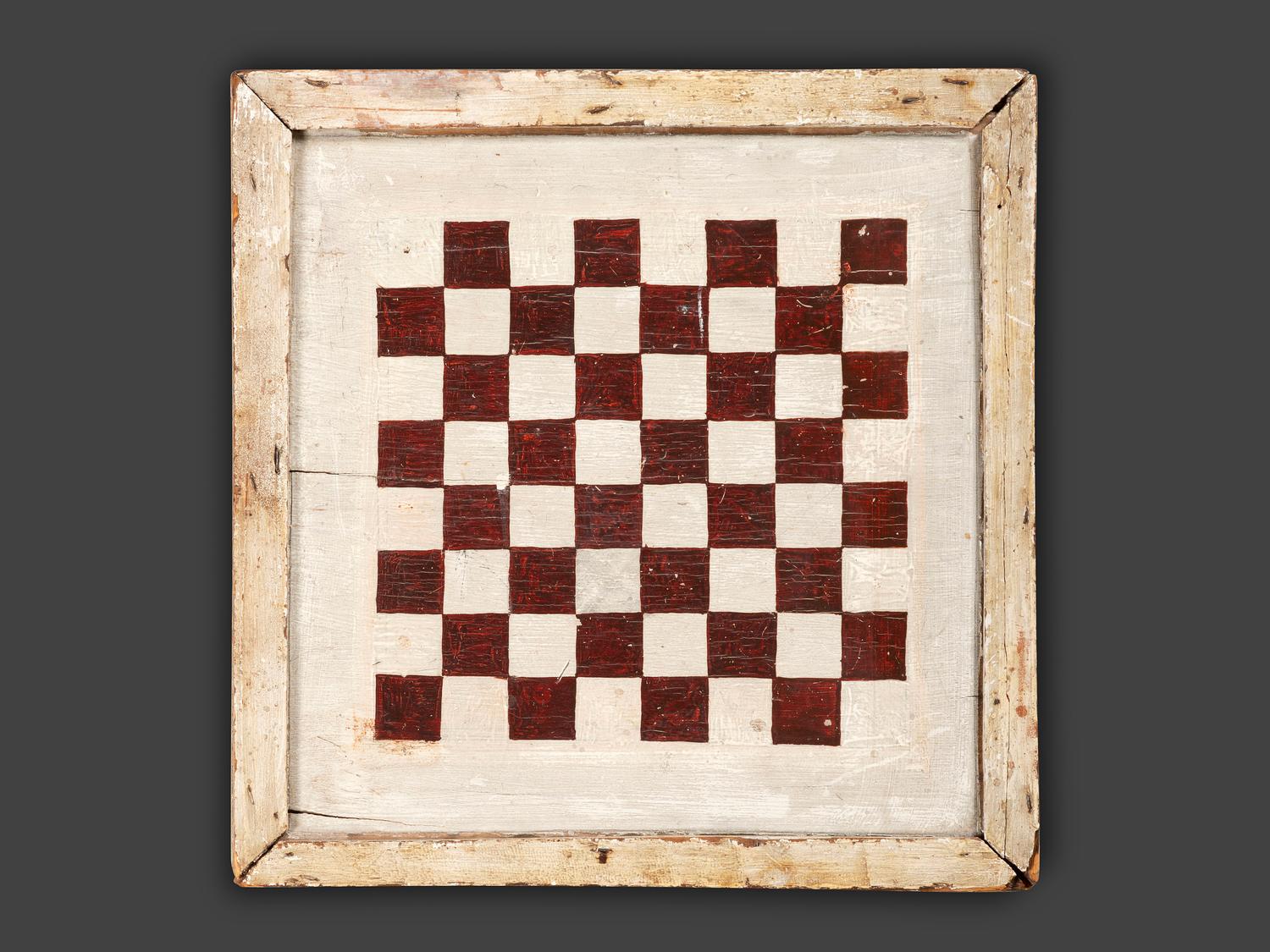 Four Decorated Wood Game Boards